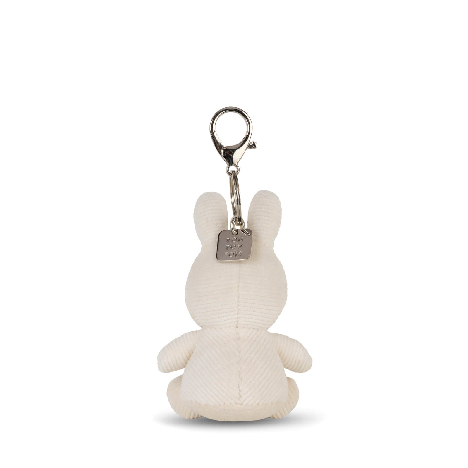 Miffy Corduroy Keychain 10cm Plush - Four Leaf Clover White
