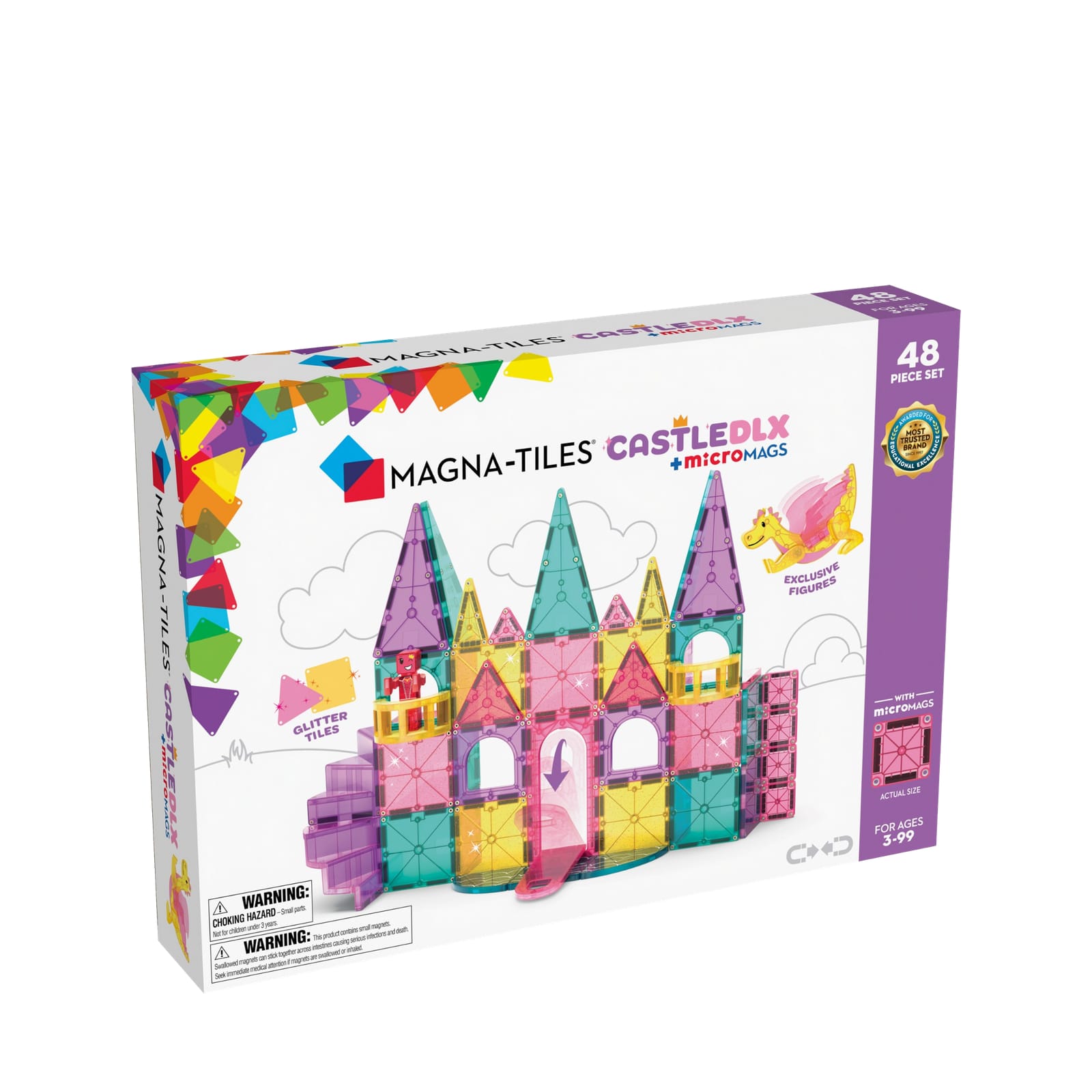 Castle DLX with microMAGS - 48 Piece Set