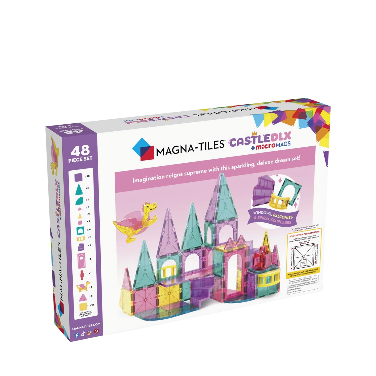 Castle DLX with microMAGS - 48 Piece Set