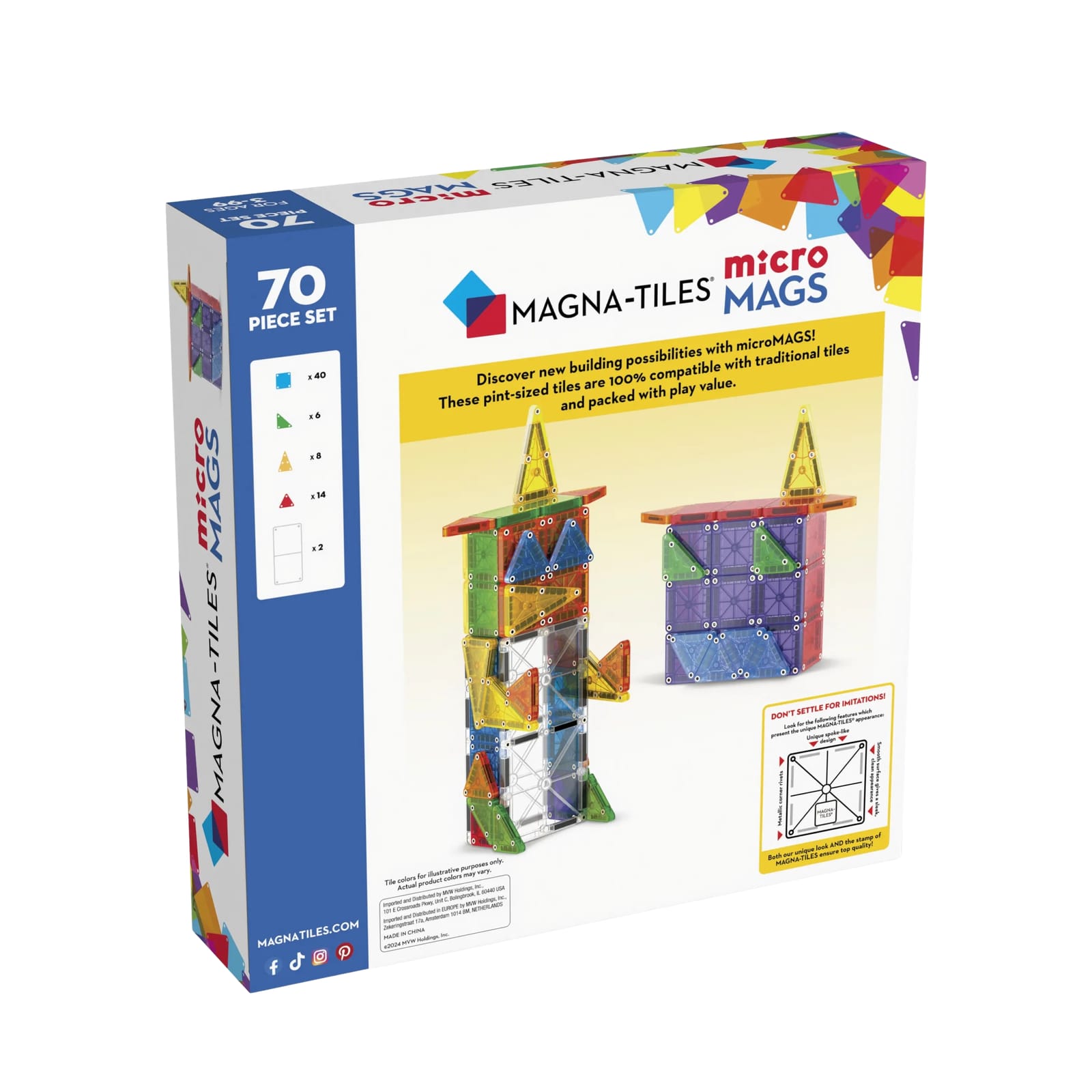 microMAGS - 70 Piece Set