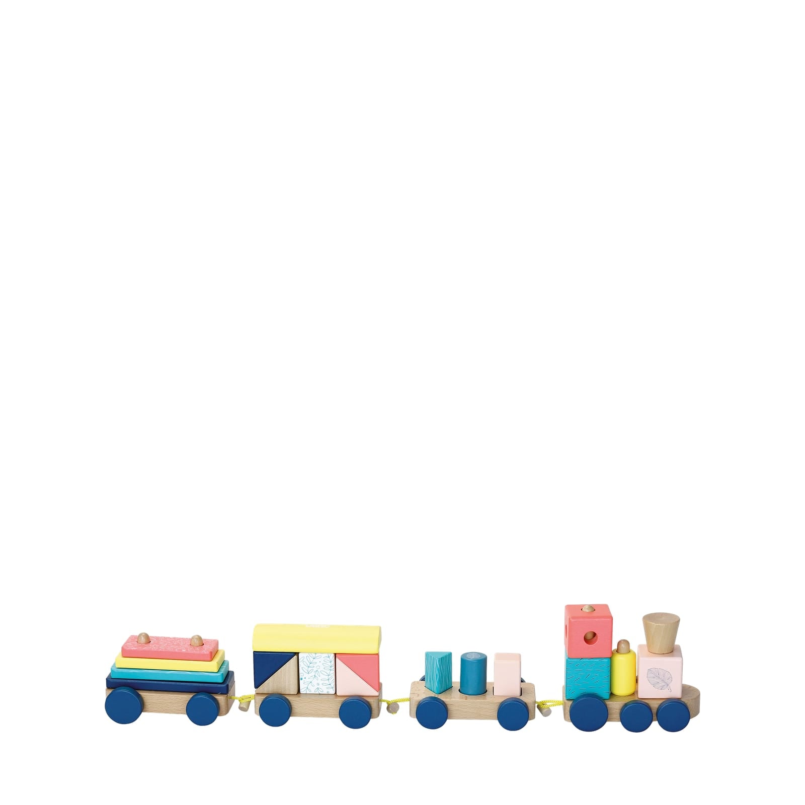 Wooden Stacking Train Set