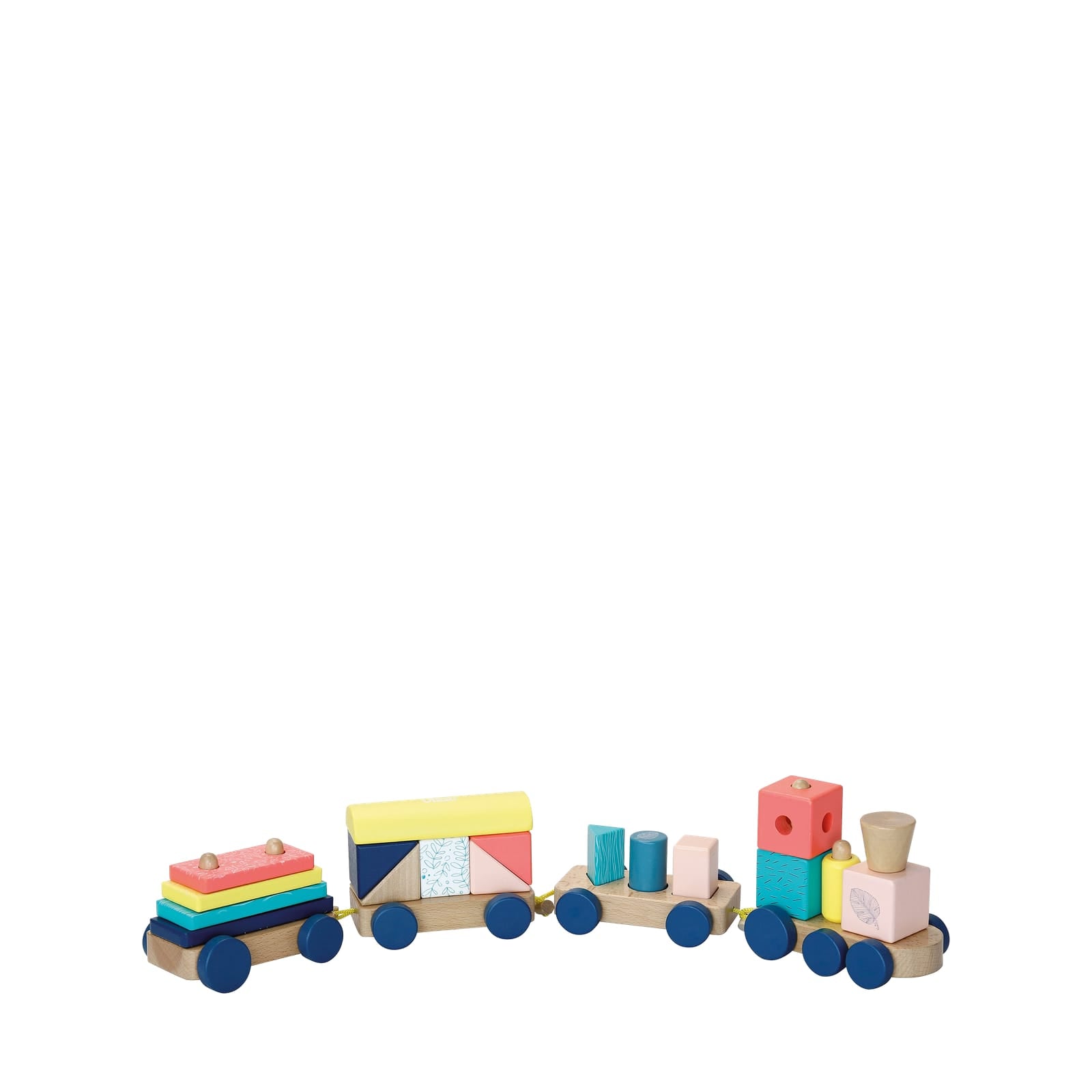 Wooden Stacking Train Set