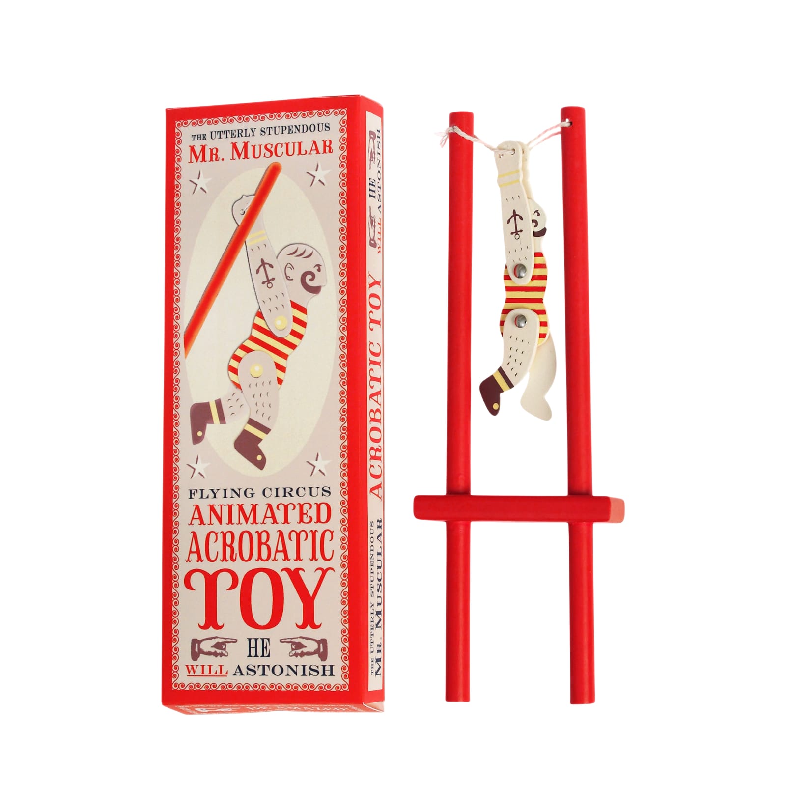Wooden Acrobatic Toy - Mr Muscular