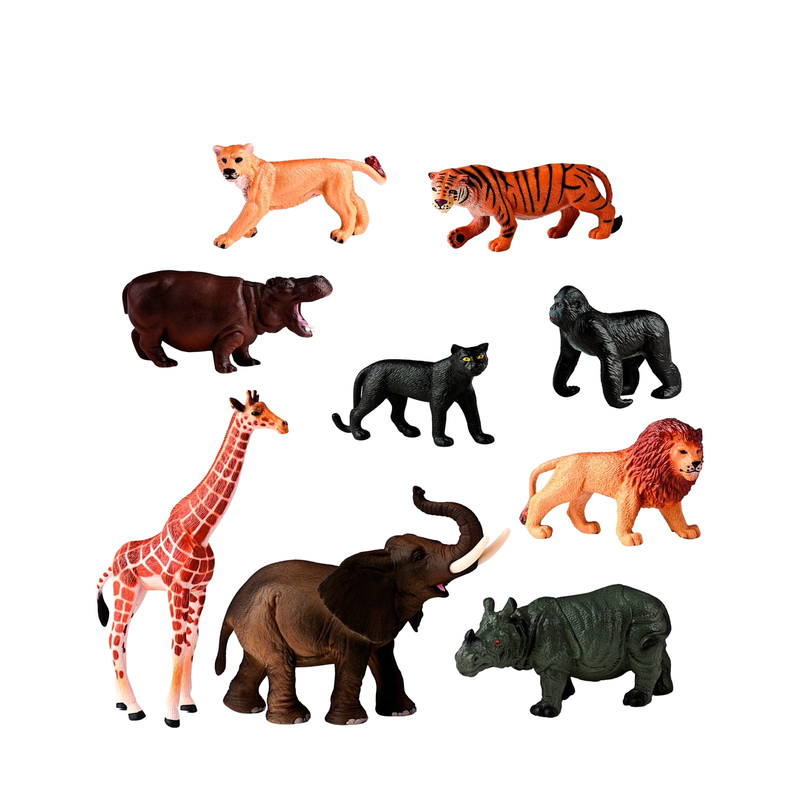 Wild Animals - 9 Pieces