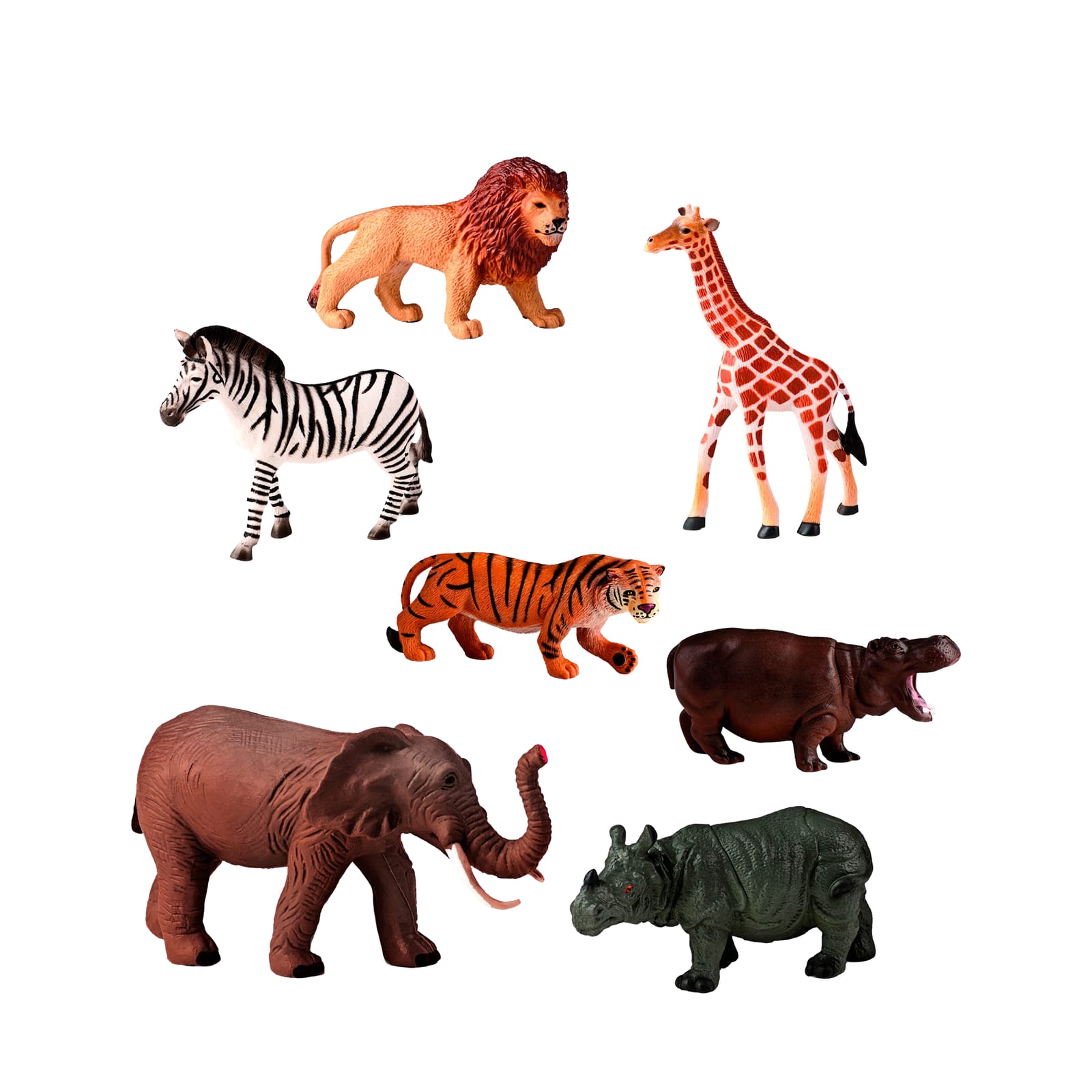 Wild Animals - 7 Pieces