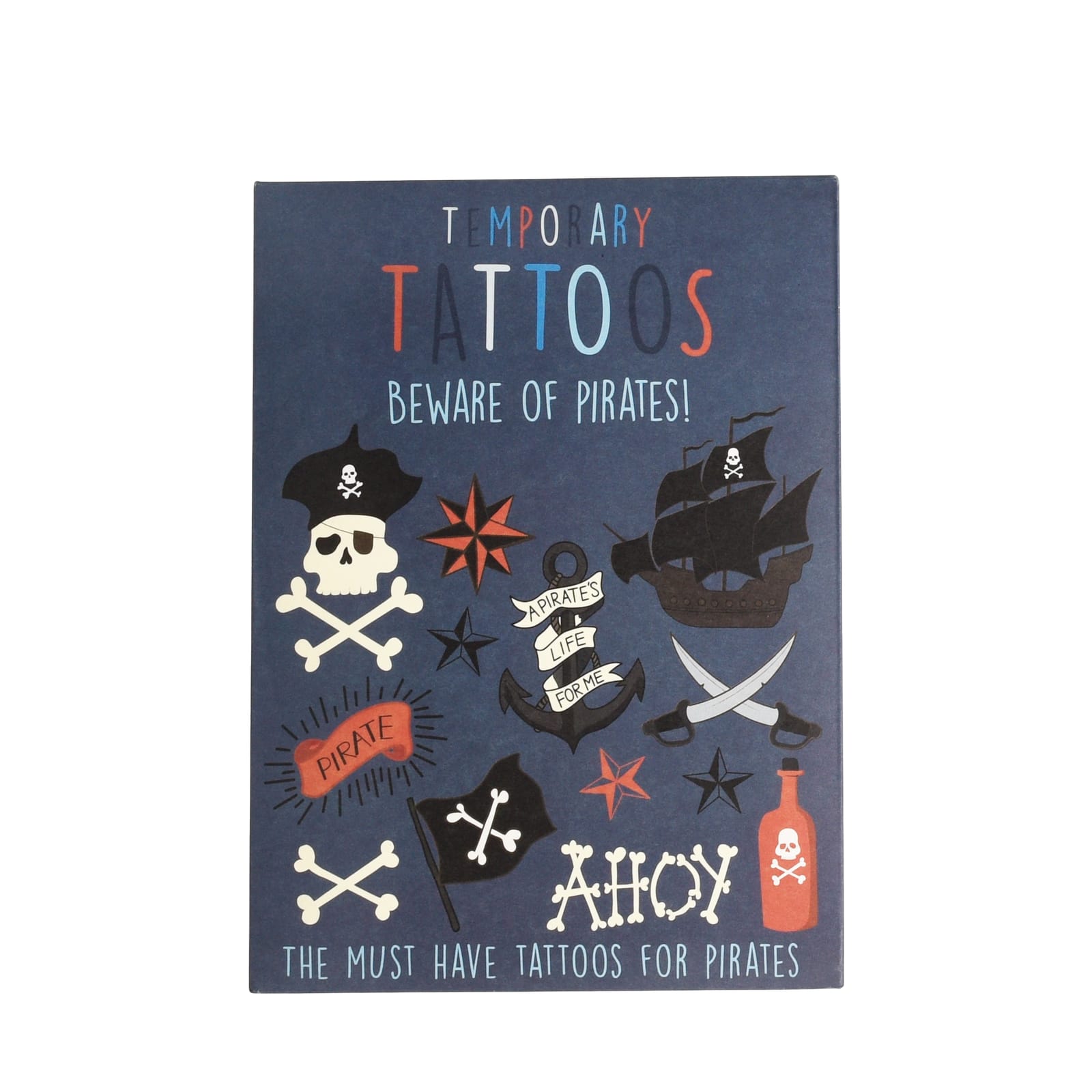Temporary Tattoos - Beware Of The Pirates