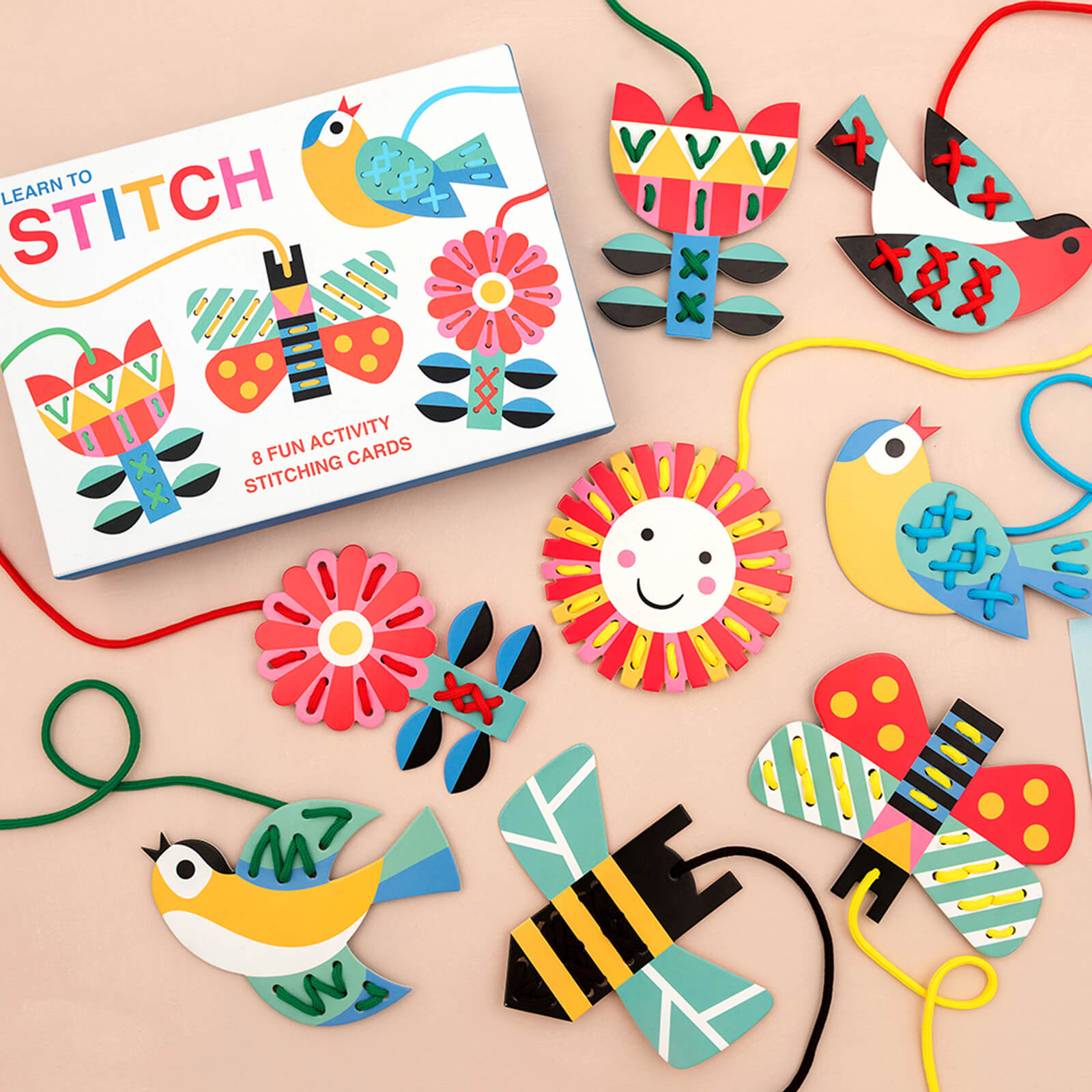 Cardboard Learn To Stitch Activity