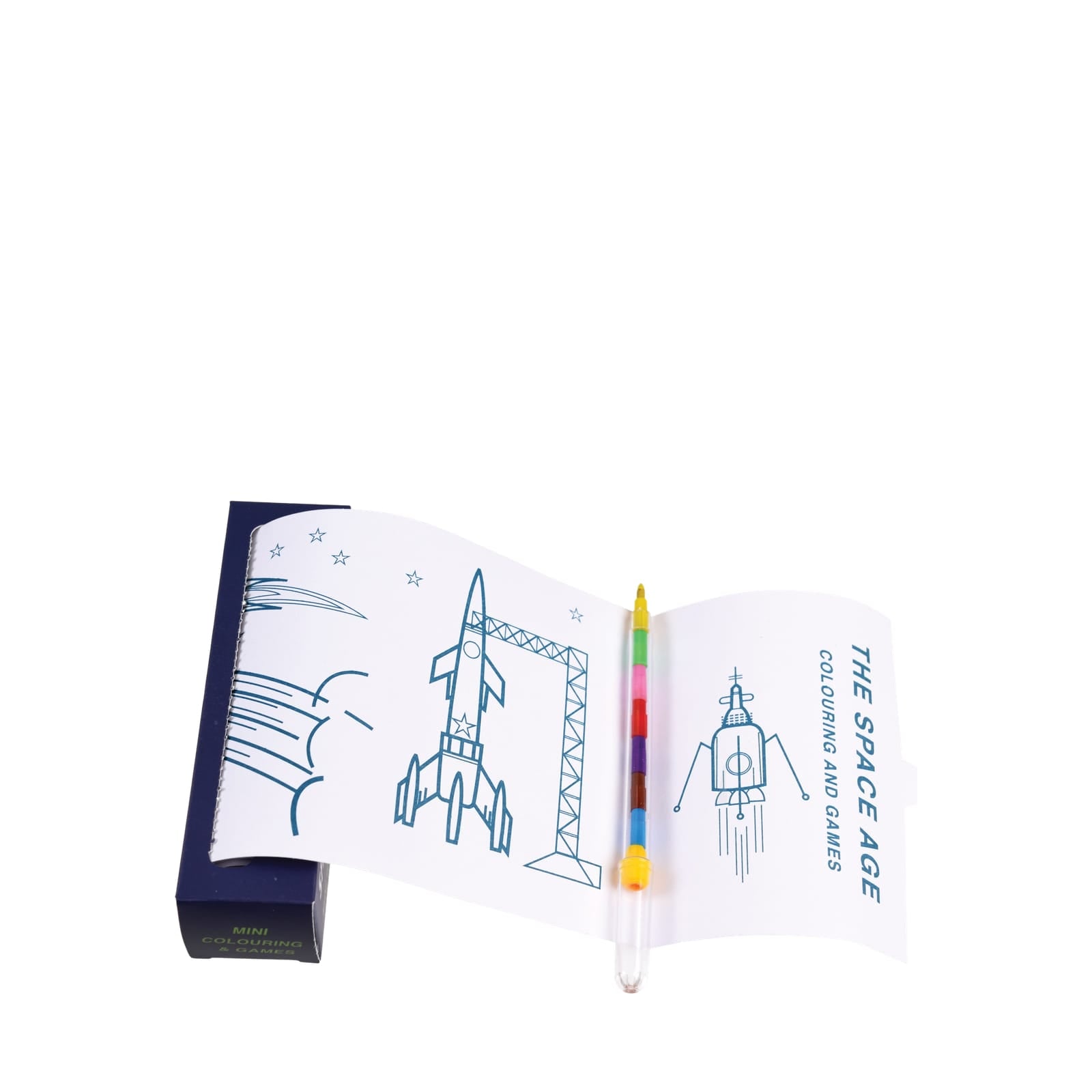 Mini Colouring and Games - Space Age