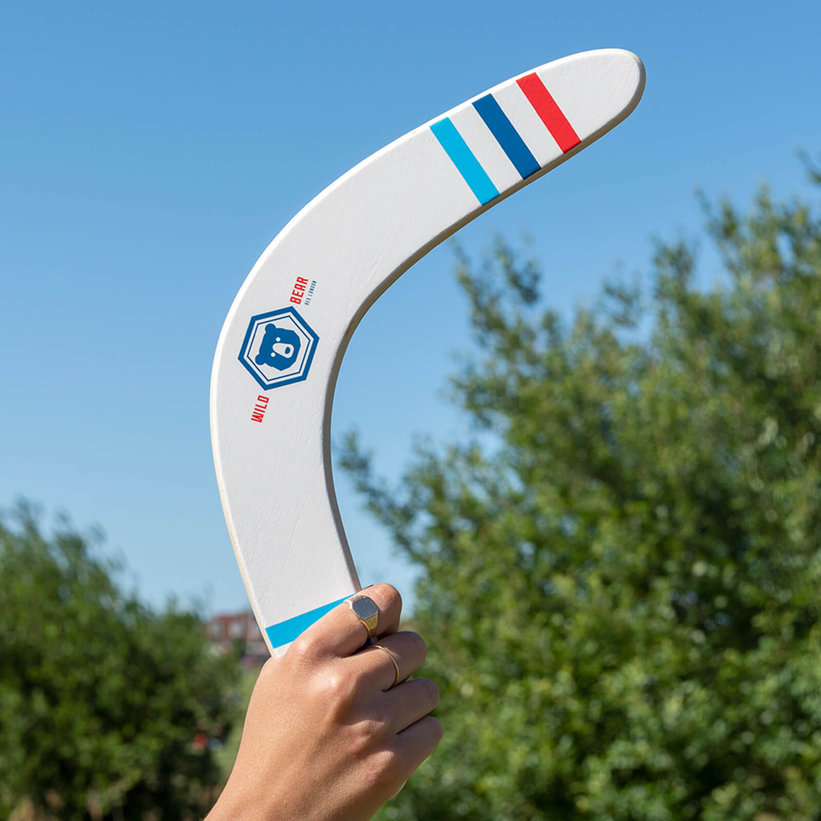 Wooden Boomerang - Wild Bear