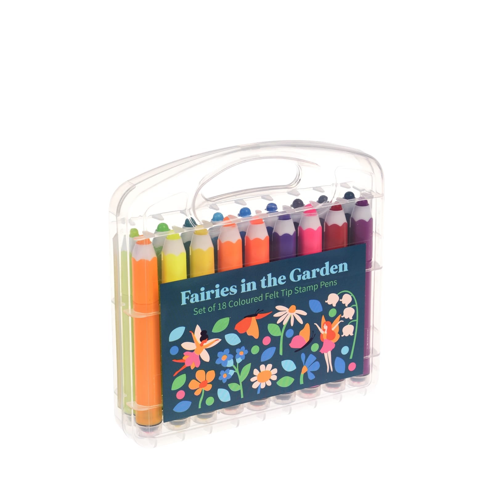 Felt Tip Stamp Pens - Fairies In The Garden