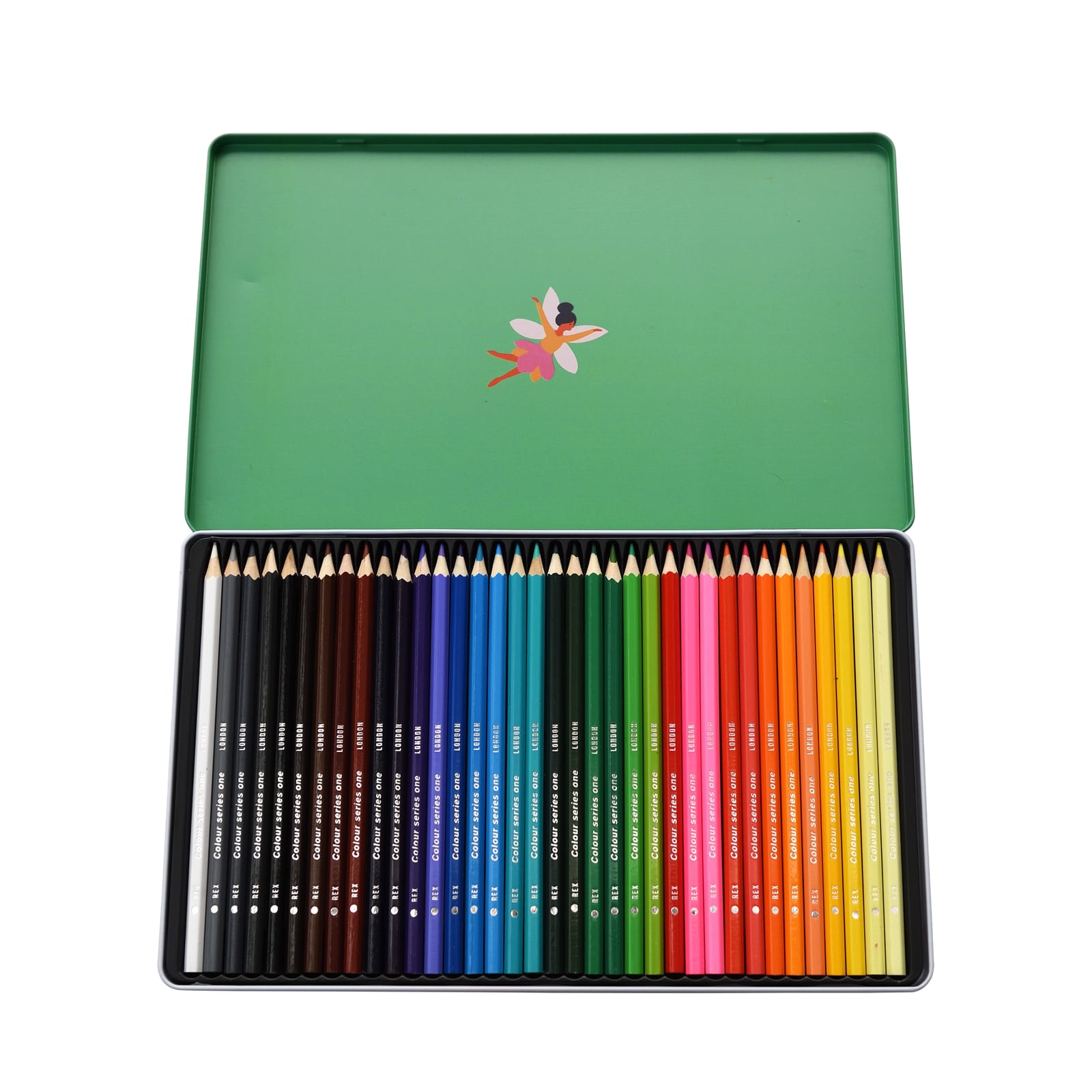 36 Colouring Pencils - Fairies In The Garden