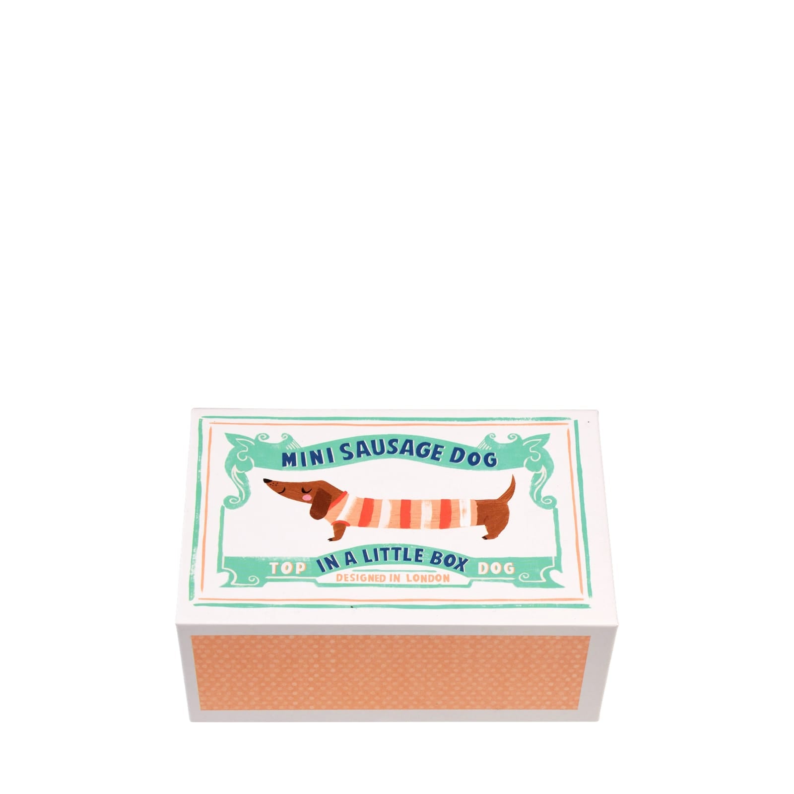 Soft Toy In a Little Box - Mini Sausage Dog