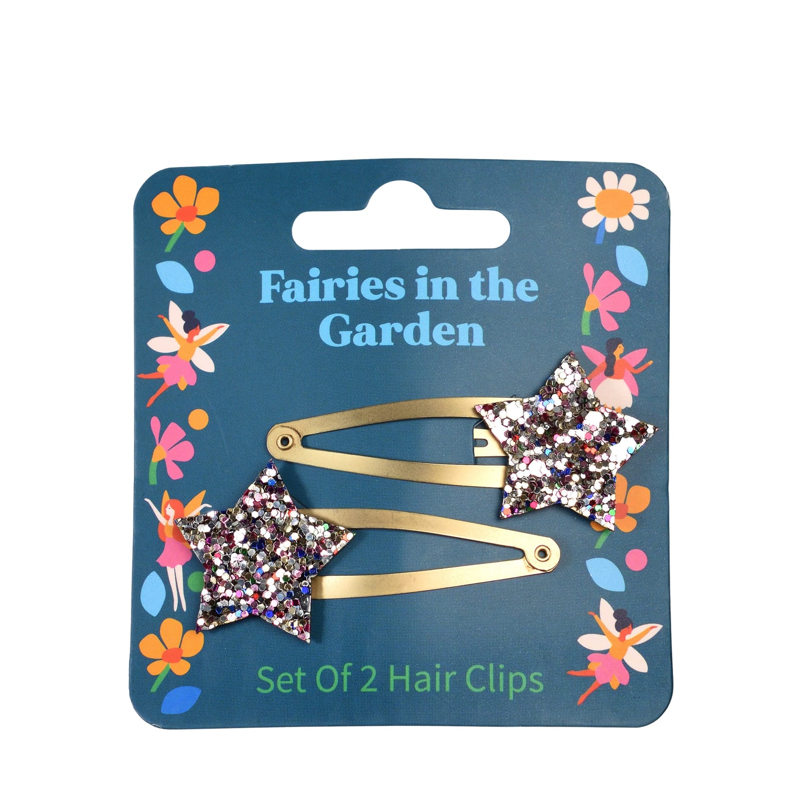 Glitter Star Hair Clip - Fairies In The Garden