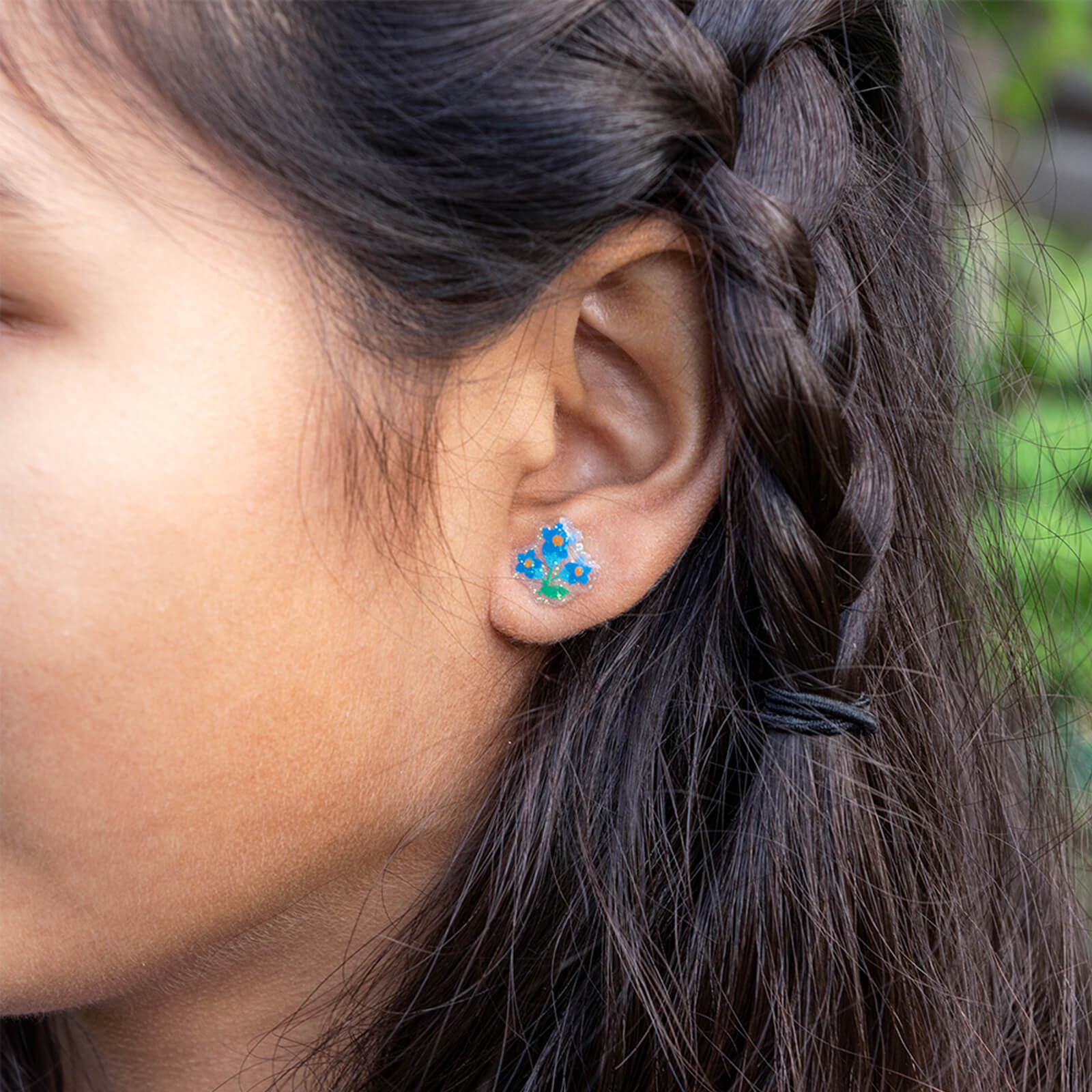 Stick On Earrings 30 Pairs - Fairies In The Garden