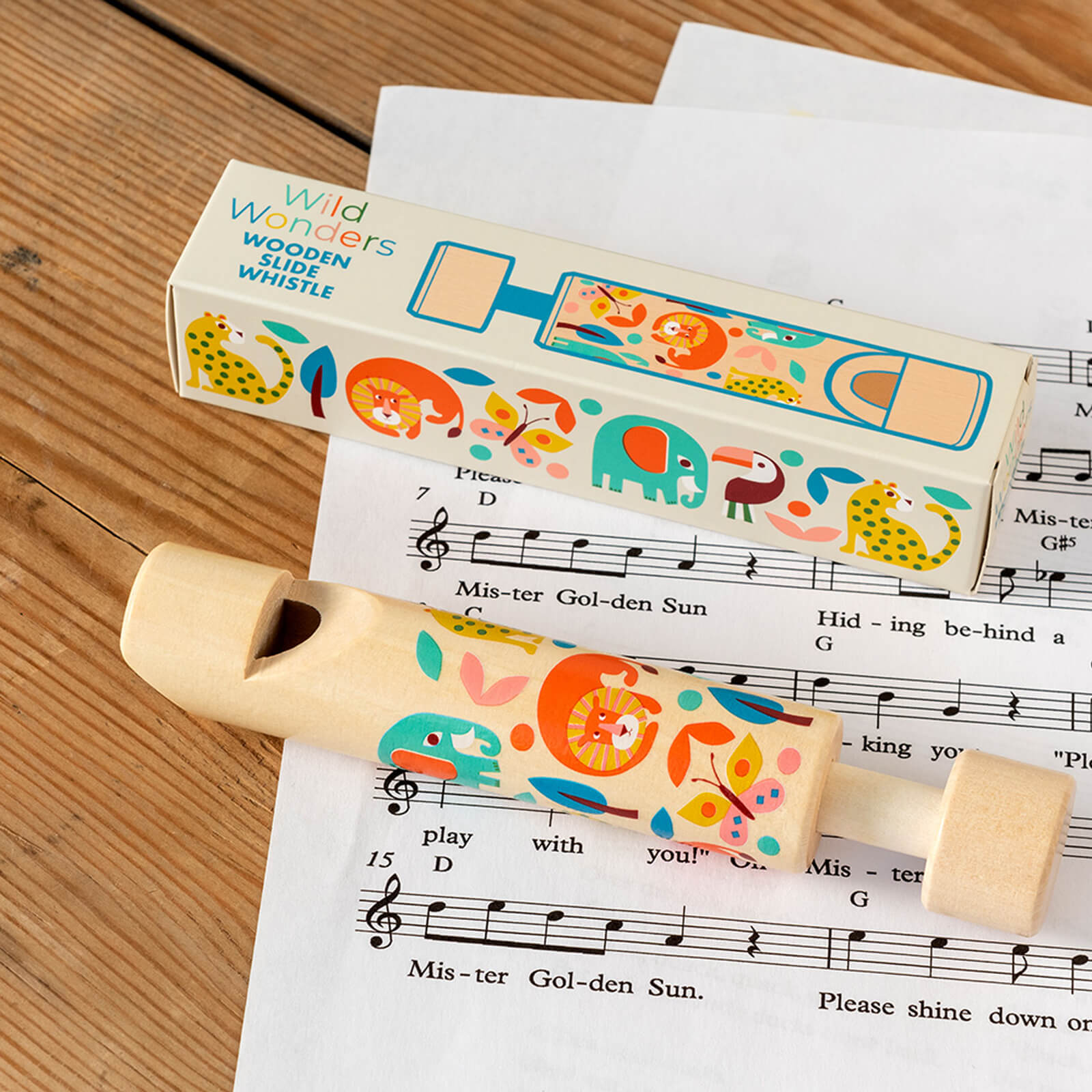 Wooden Slide Whistle - Wild Wonders