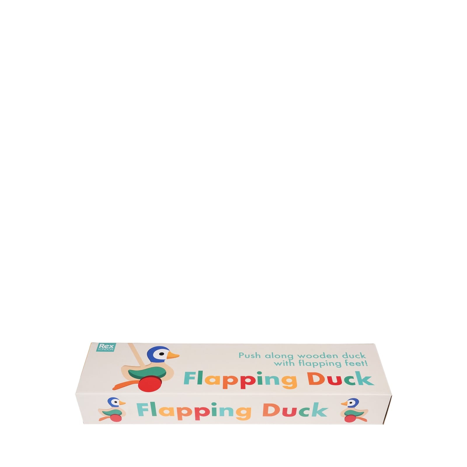 Wooden Push Along Flapping Duck