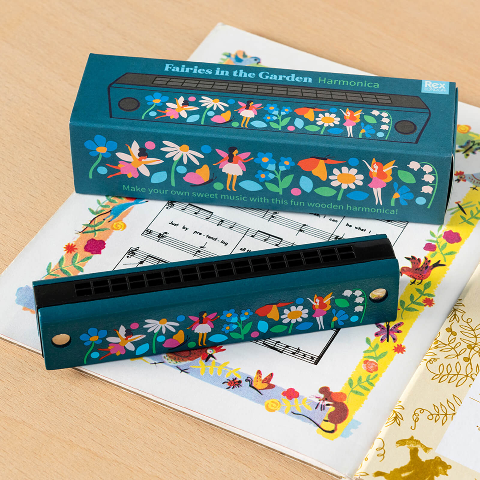 Wooden Harmonica - Fairies In The Garden