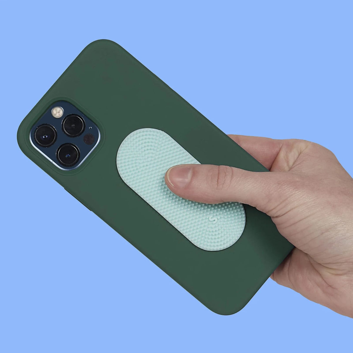 Slabs Silicone Sensory Sticker - Static Teal
