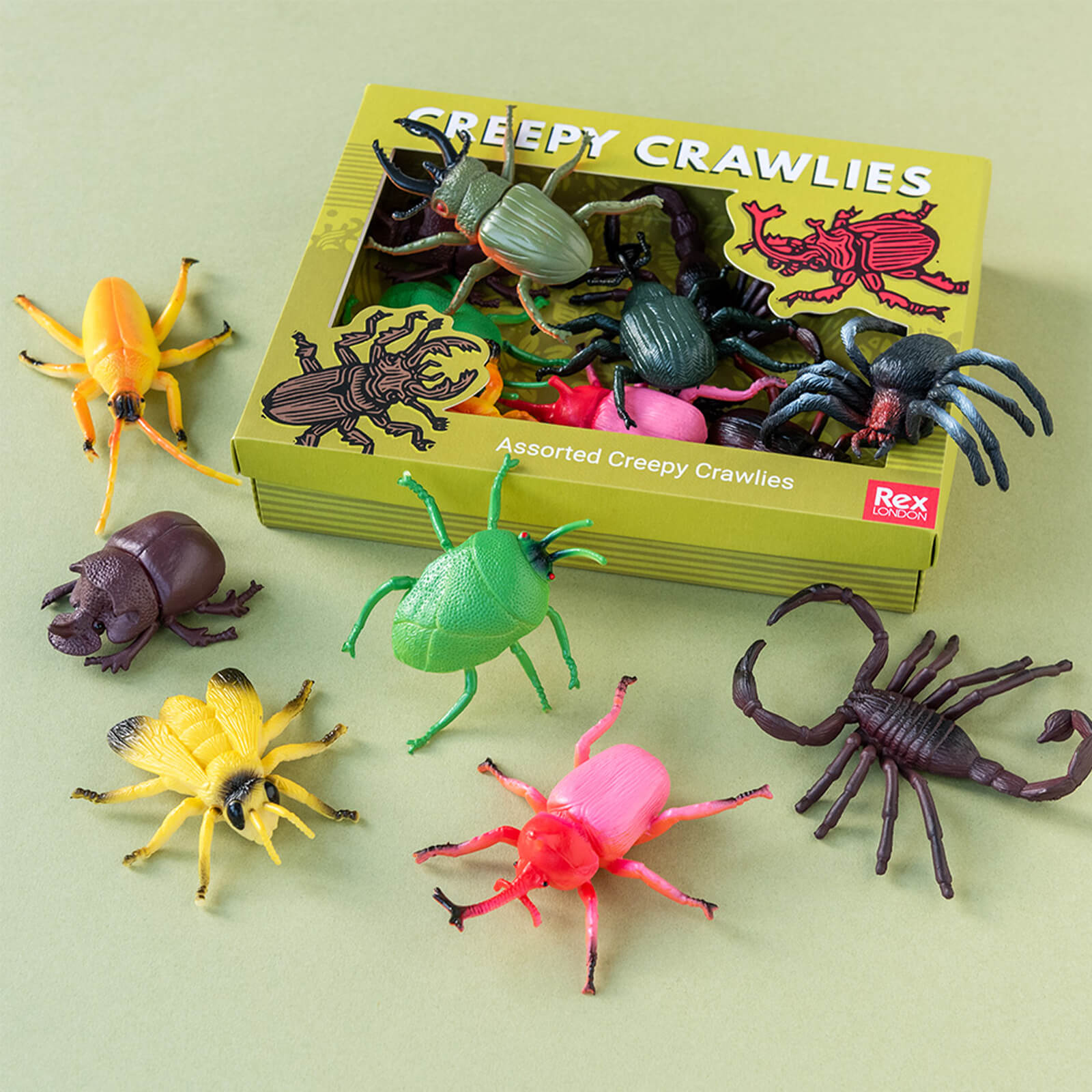 Assorted Creepy Crawlies - Box of 10