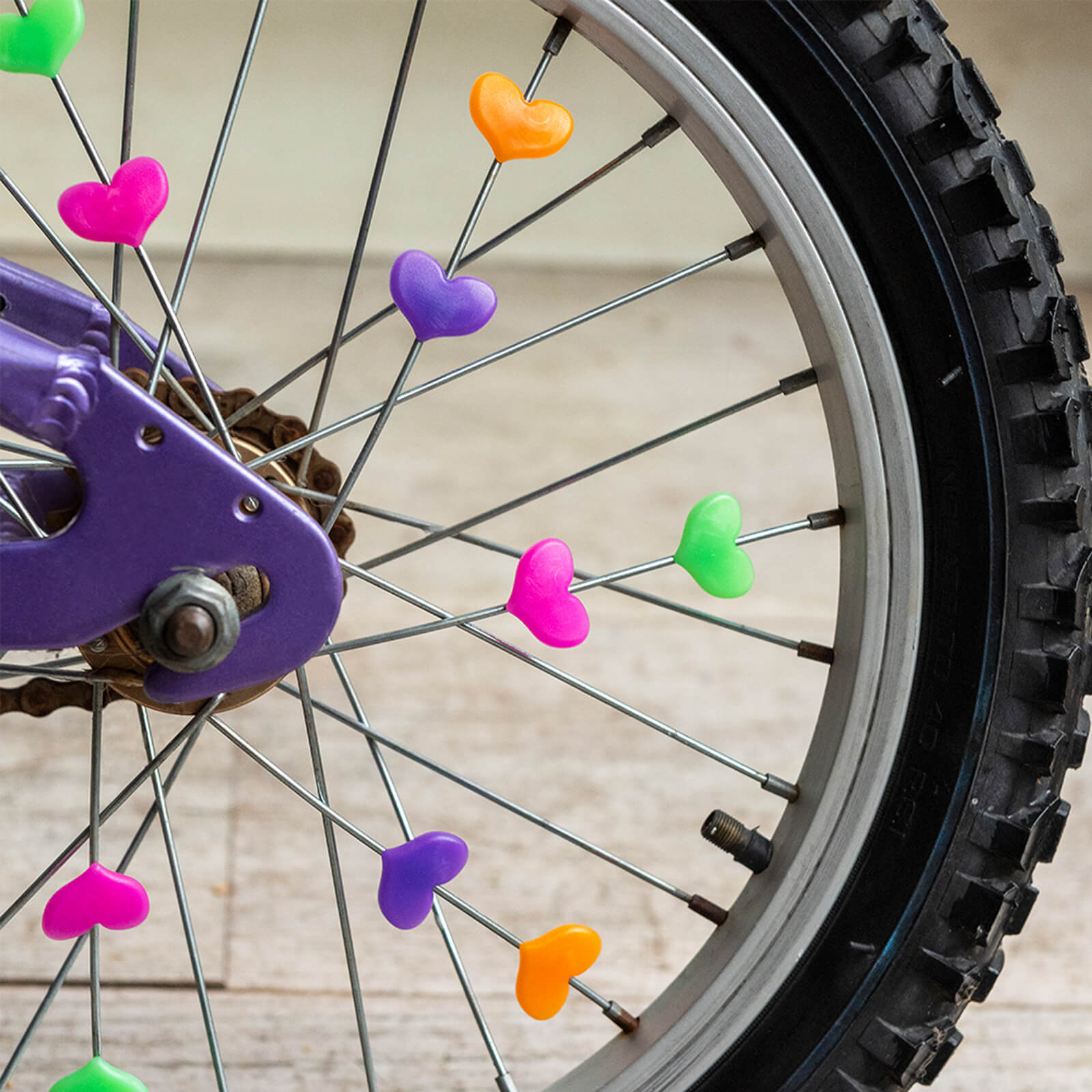 Bicycle Spoke Hearts - Fairies In The Garden