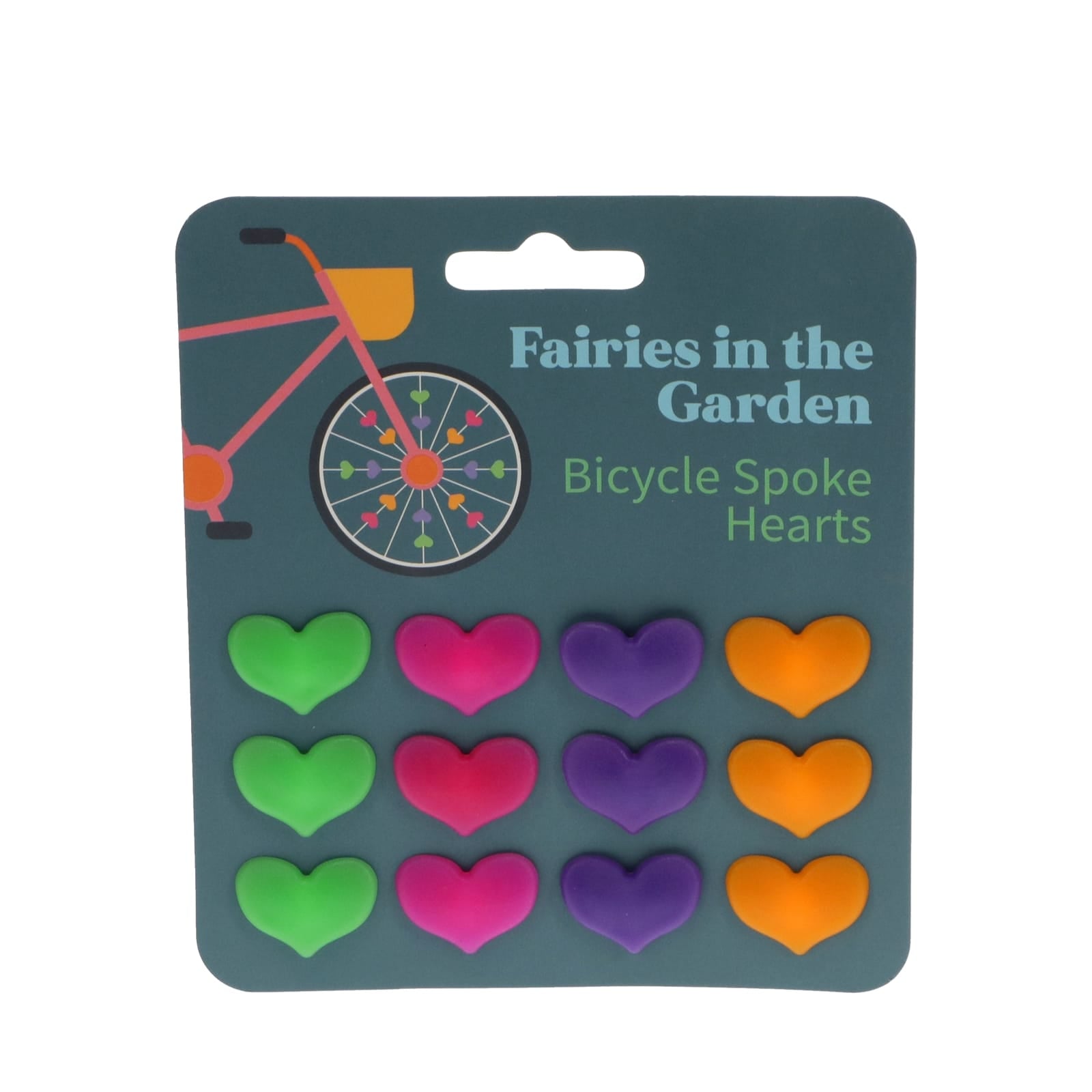 Bicycle Spoke Hearts - Fairies In The Garden