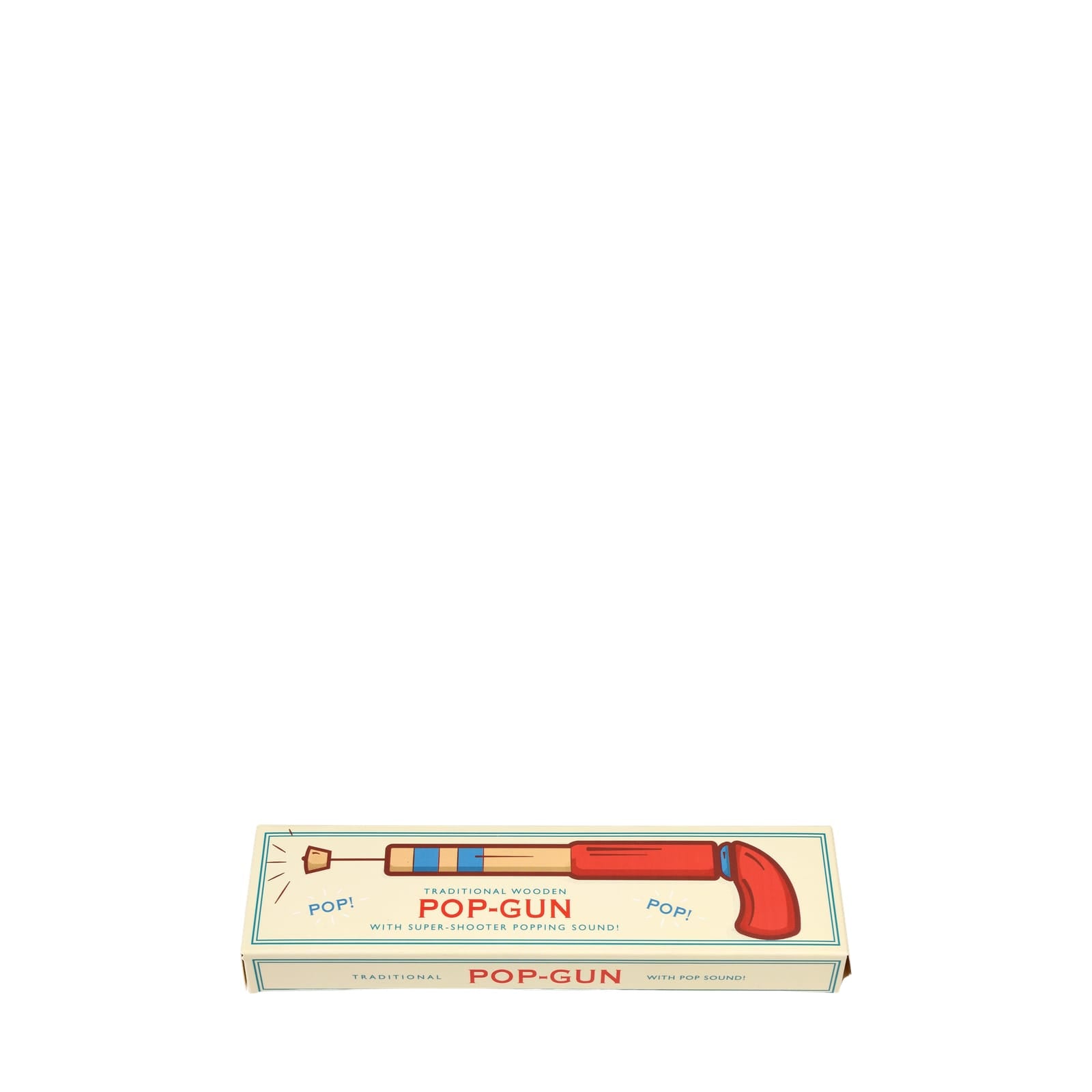 Traditional Wooden Pop Toy Gun