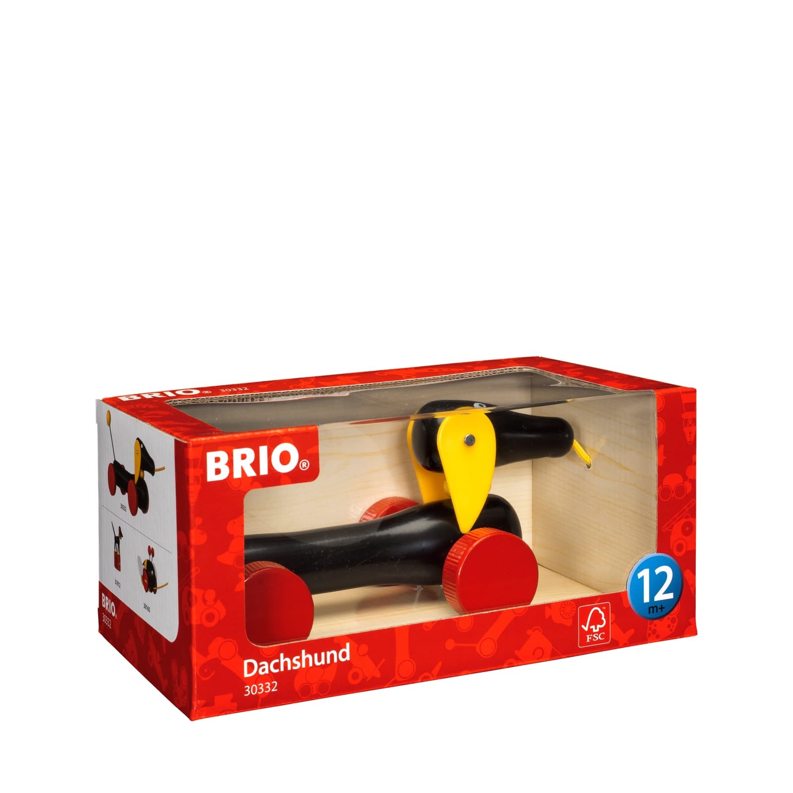 Brio Pull Along Toy Dachshund Dog Sausage Dog