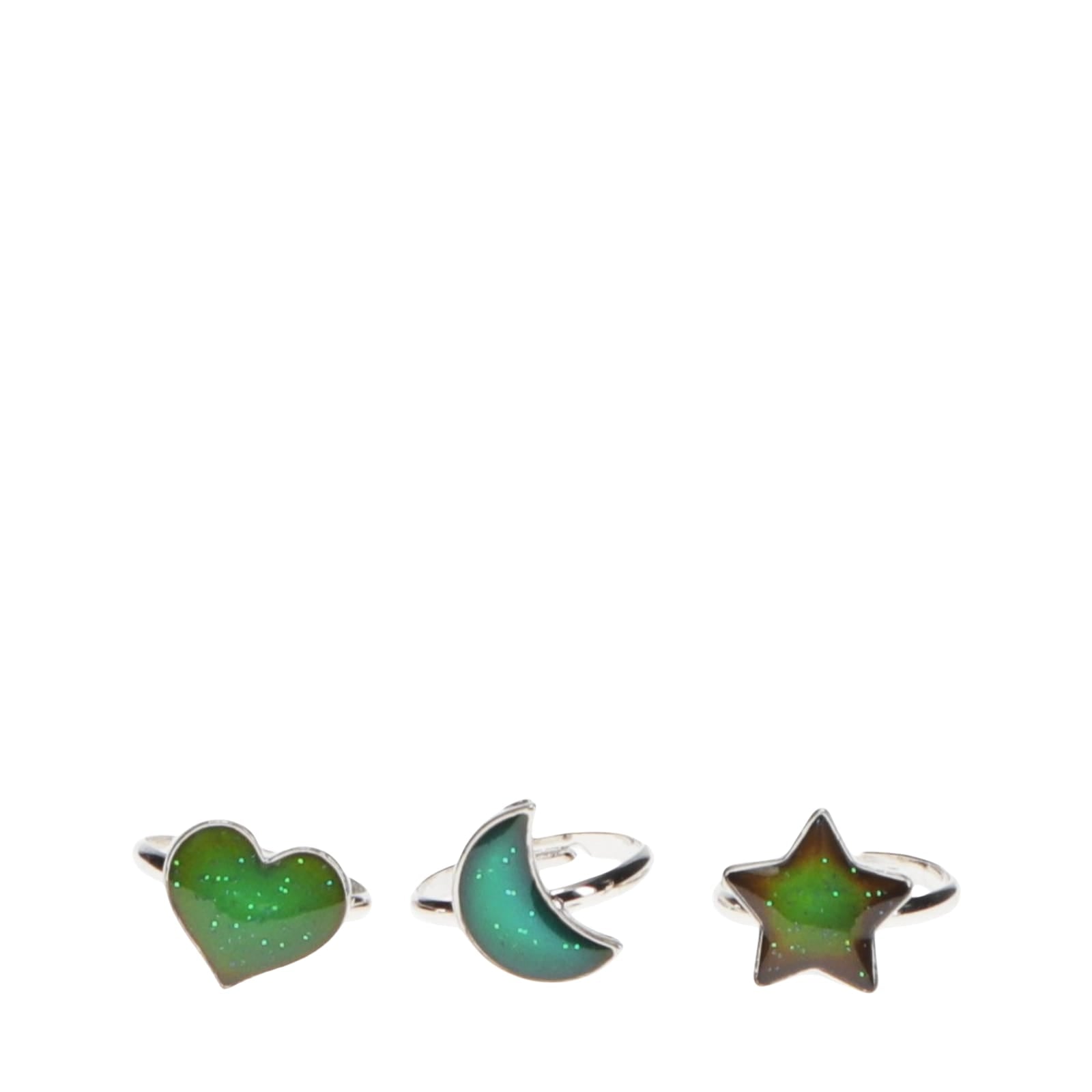 Mood Rings - Heart Star Moon