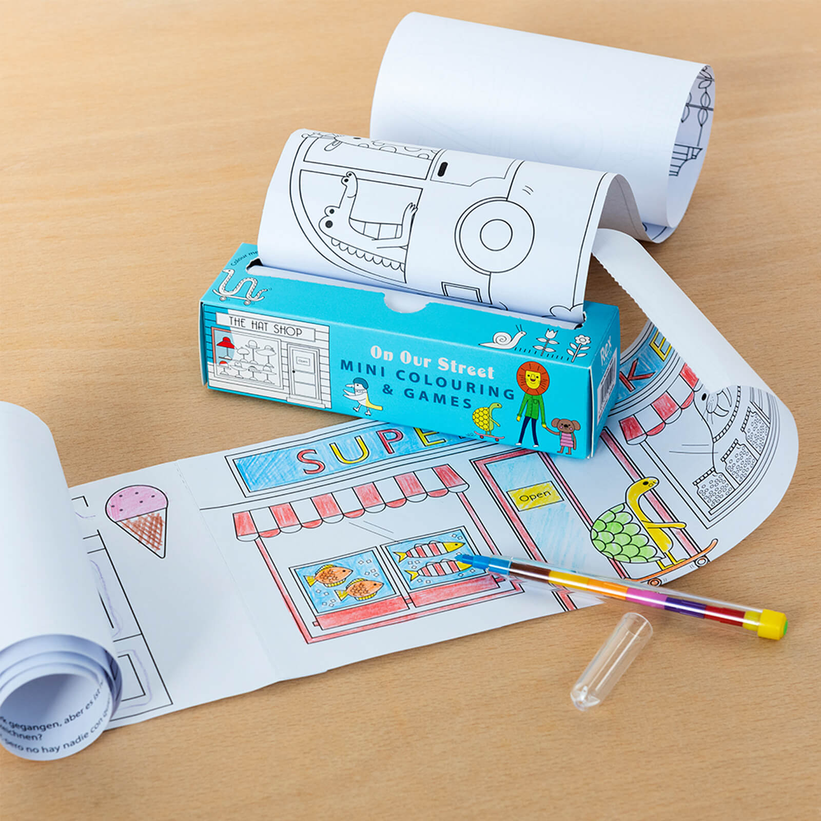 Mini Colouring and Games - On The Street