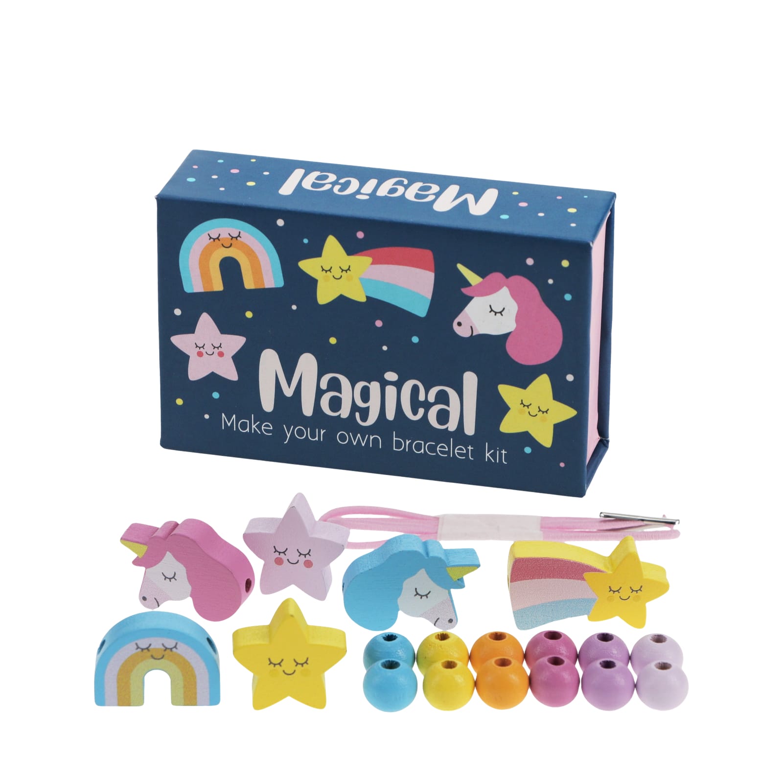 Wooden Bead Bracelet Kit - Magical