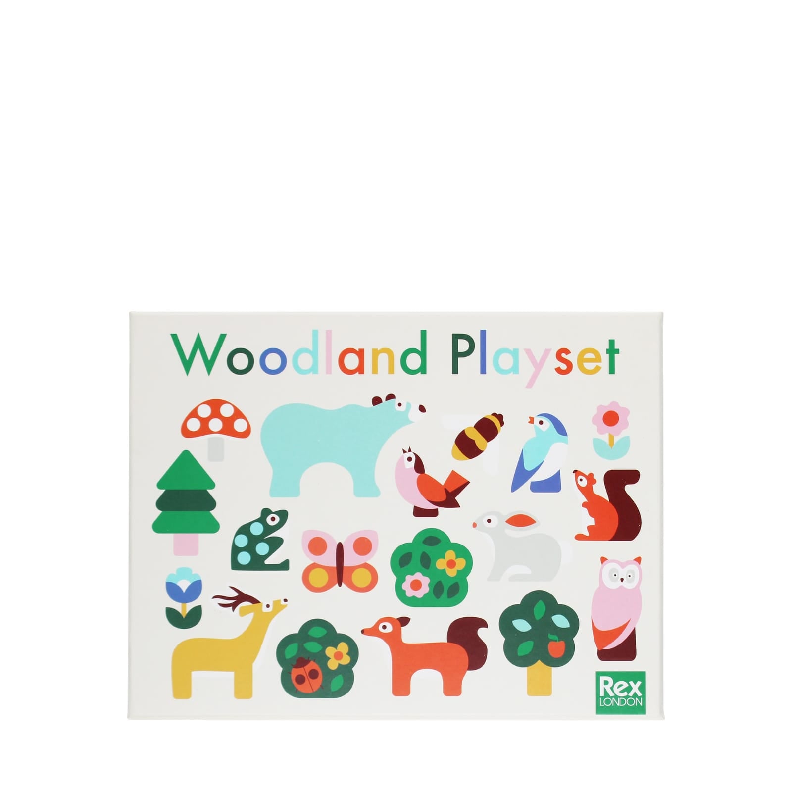Wooden Animal Playset - Woodland