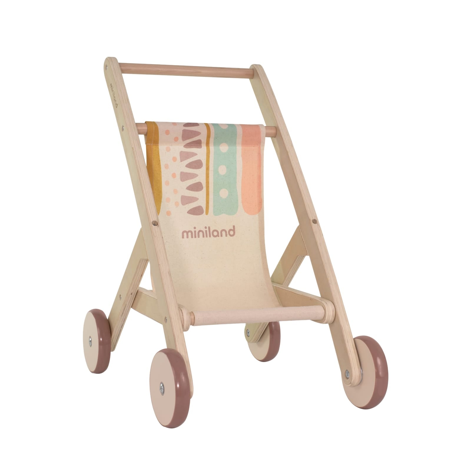 Wooden Doll Stroller