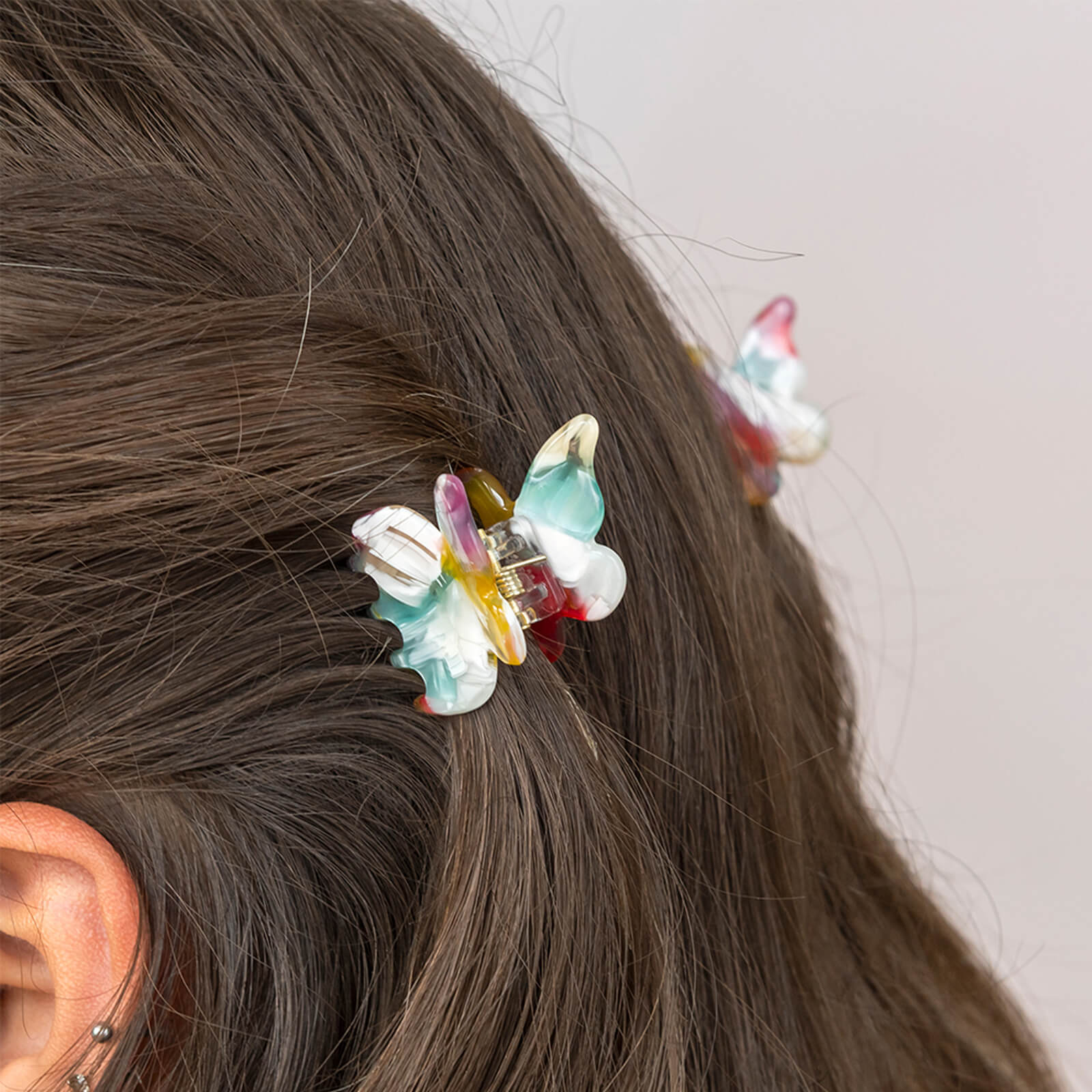 Mini Butterfly Hair Claw Clips - Fairies In The Garden