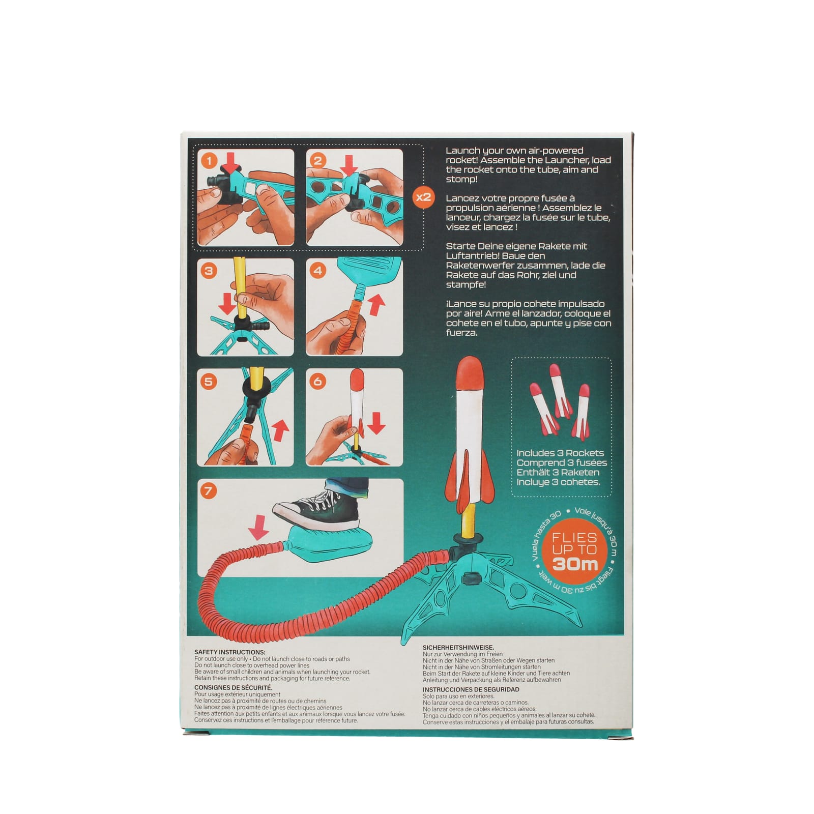 Air Powered Rocket Set