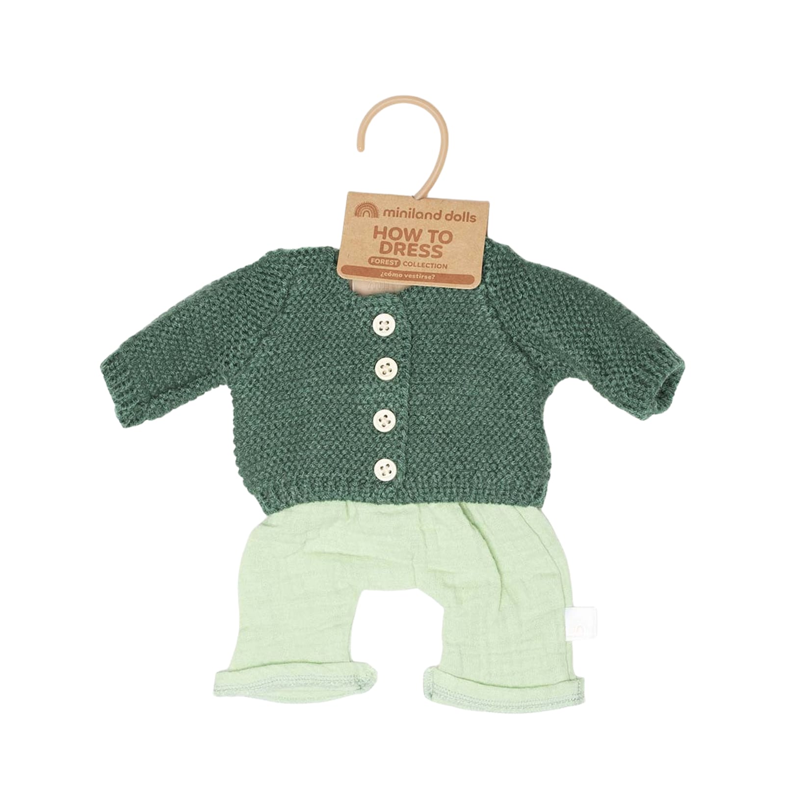 Doll Outfit Forest Boy Set - 38cm