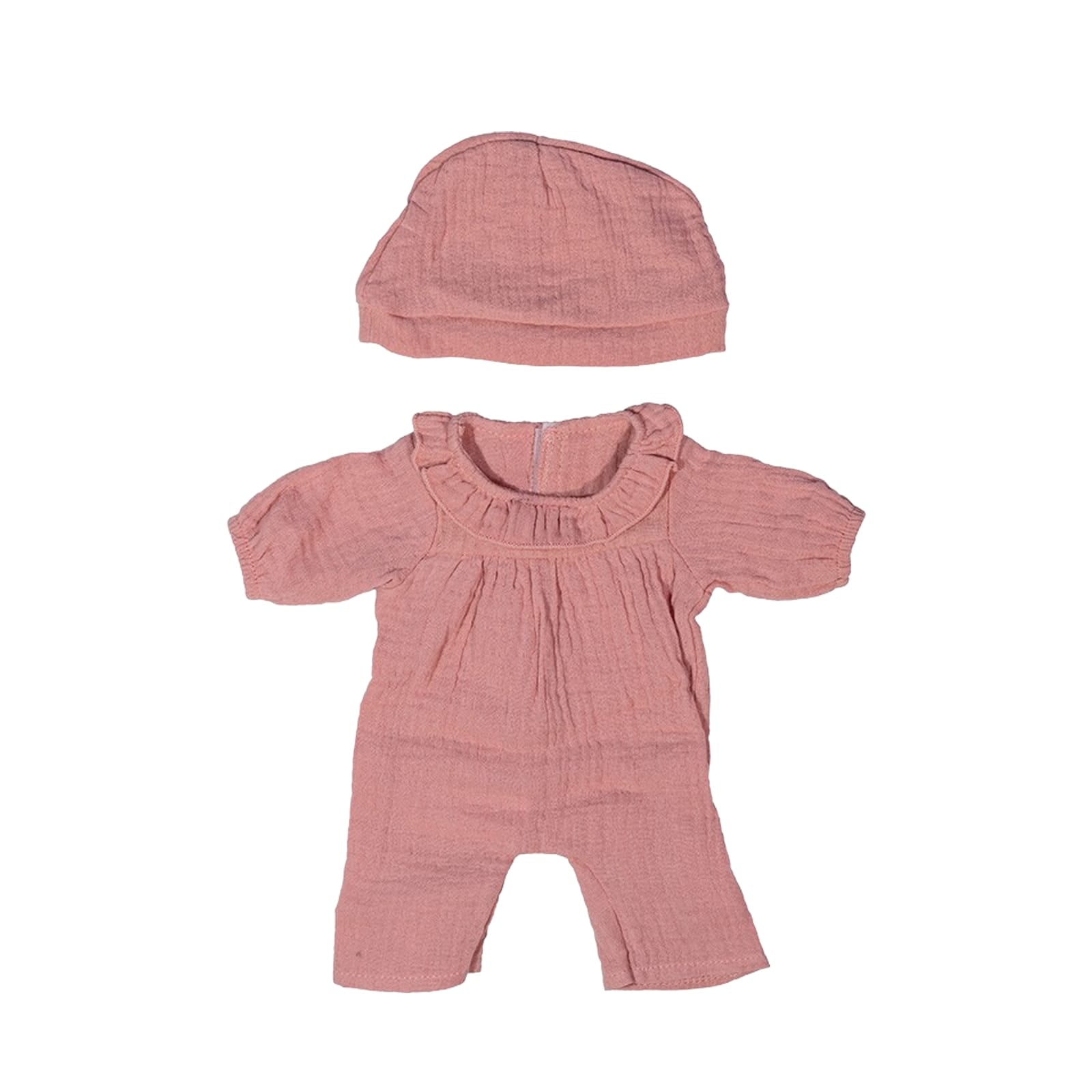 Doll Outfit Pink Pyjamas with Hat - 38cm