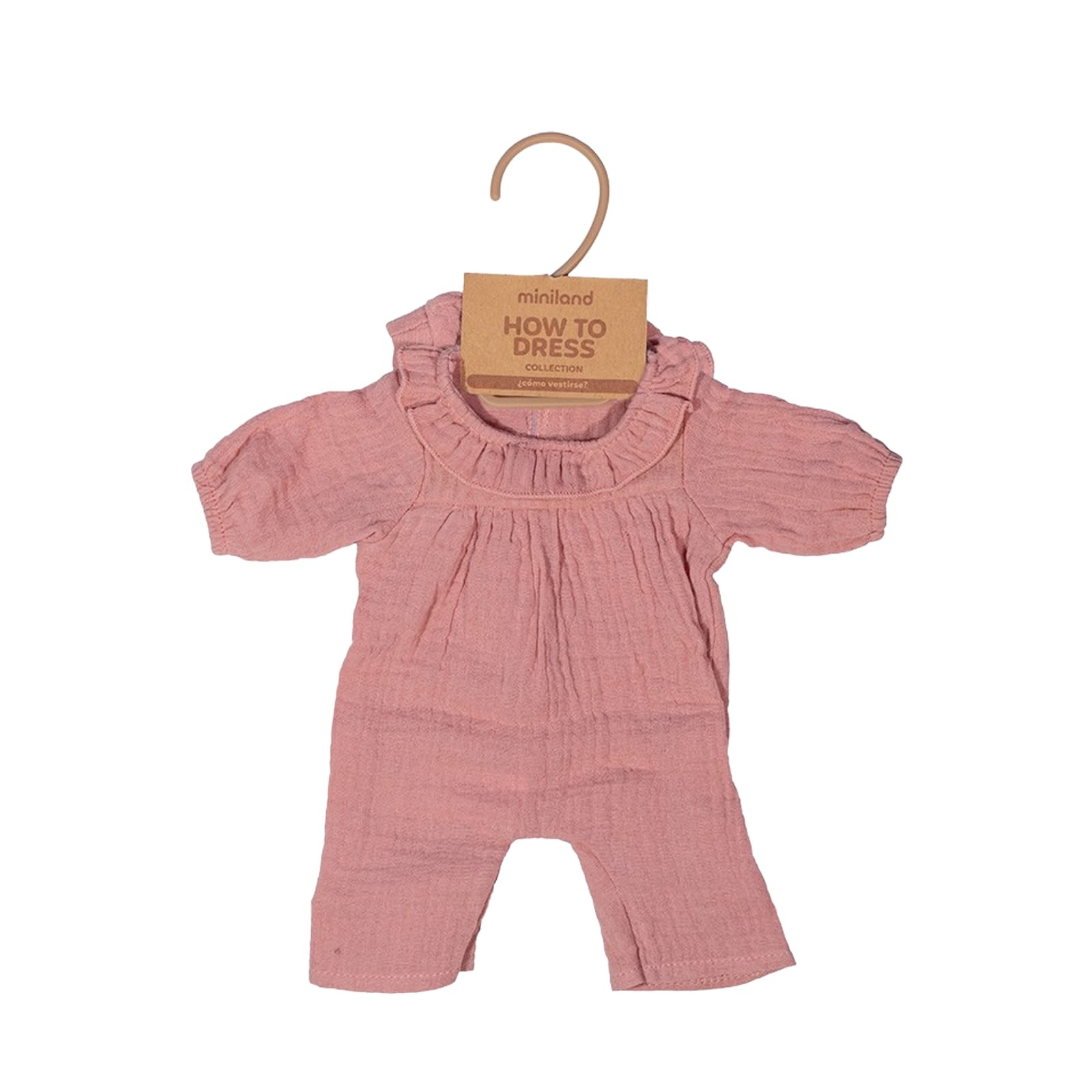 Doll Outfit Pink Pyjamas with Hat - 38cm