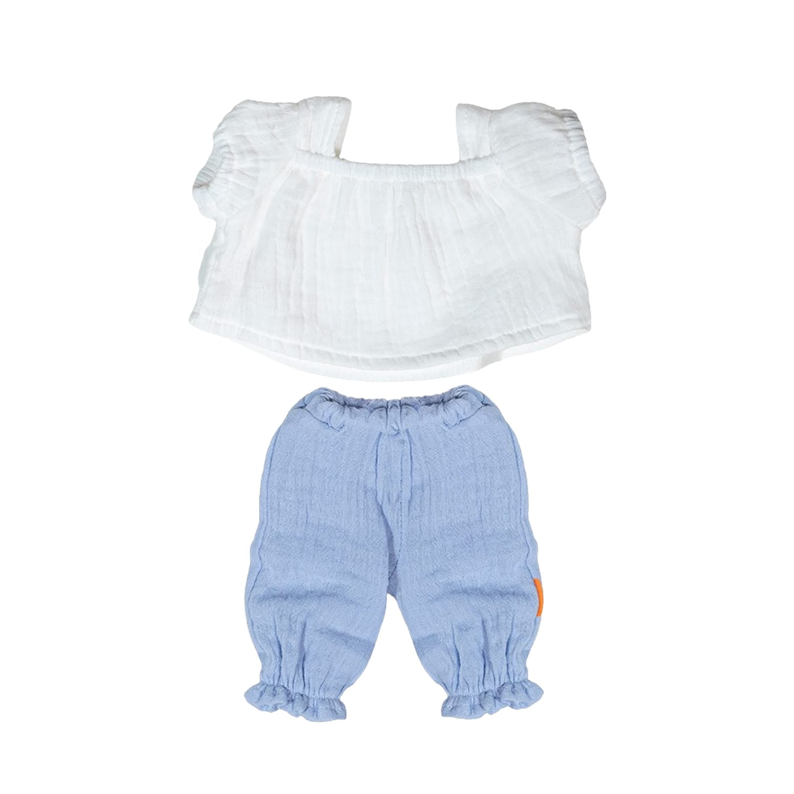 Doll Outfit Blue Blouse and Pants - 38cm