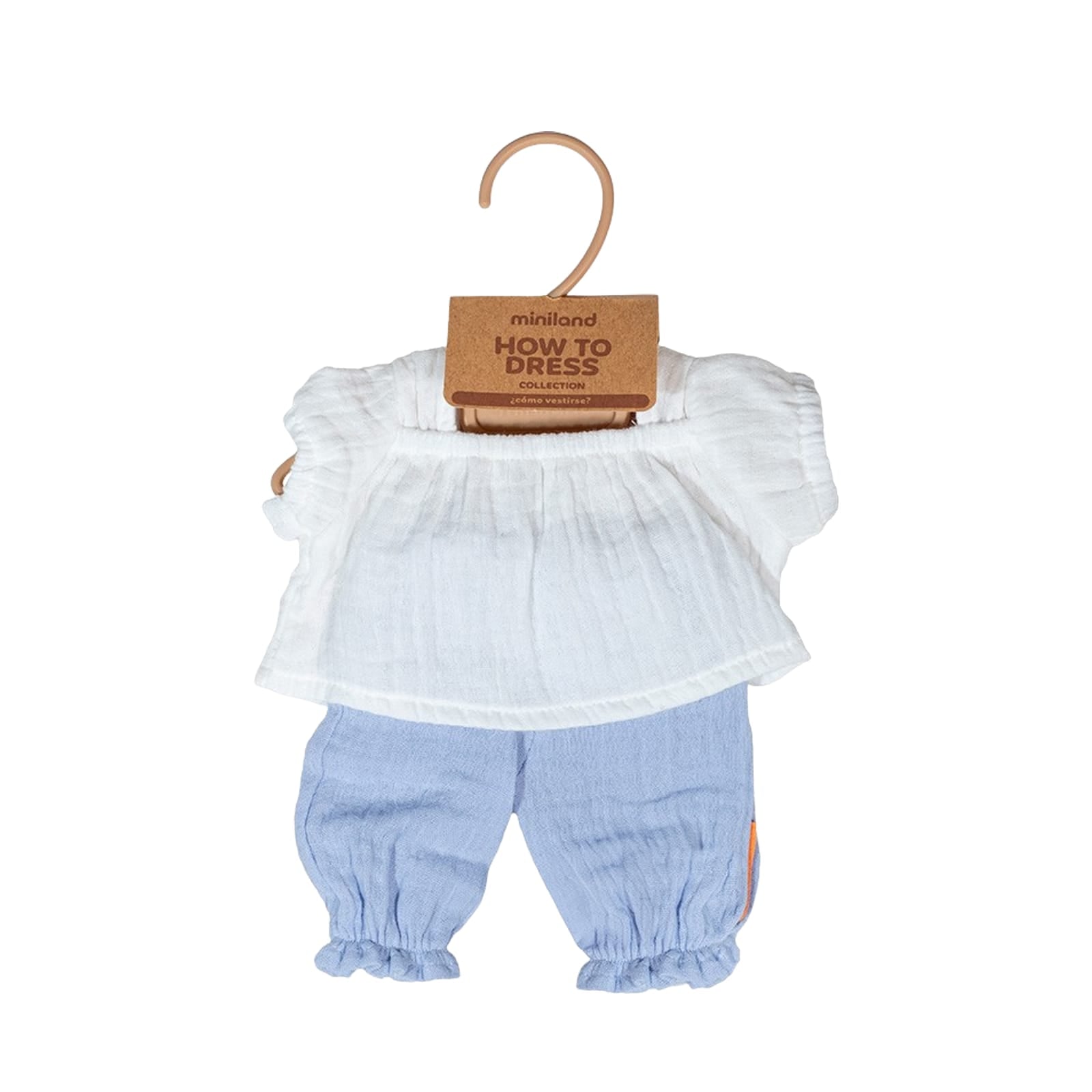 Doll Outfit Blue Blouse and Pants - 38cm