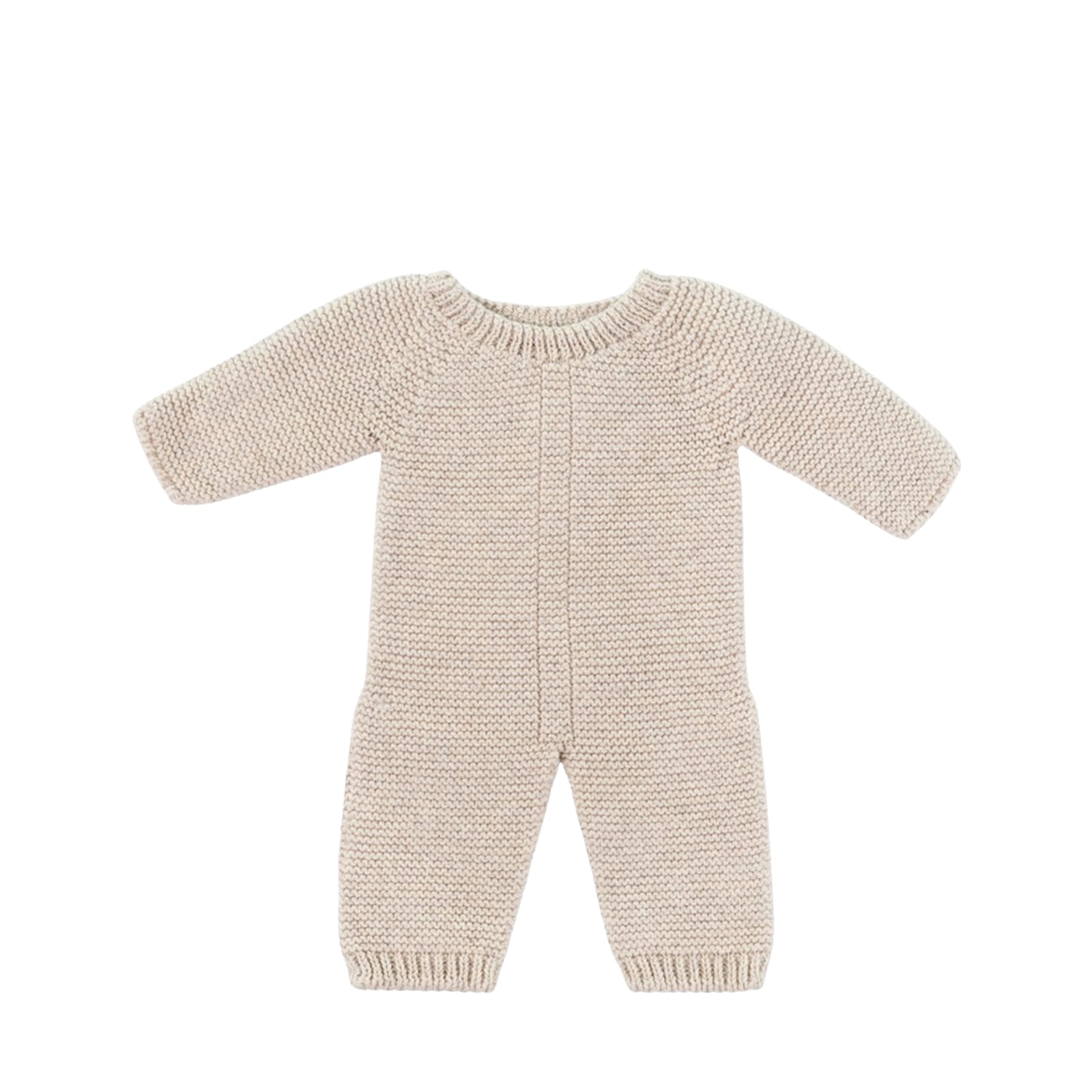 Knitted Doll Pyjamas Linen - 38cm