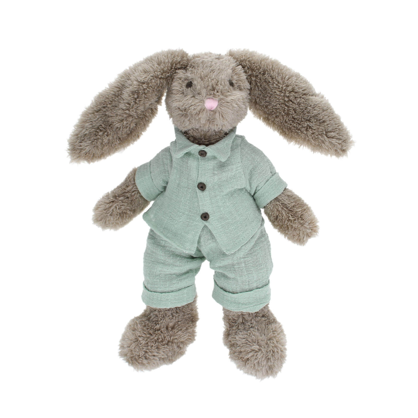 Plush Toy - Bunny In a Blue Outfit