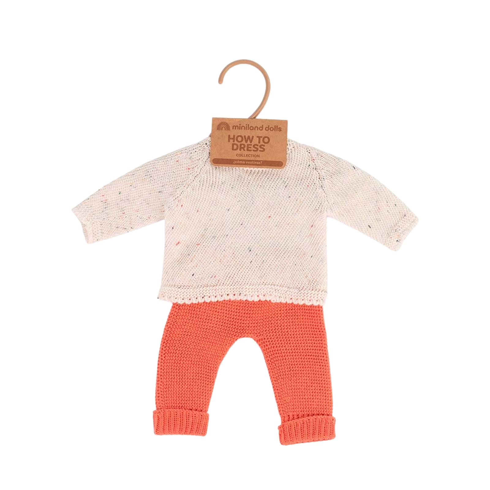 Knitted Doll Outfit Sweater and Trousers - 38cm