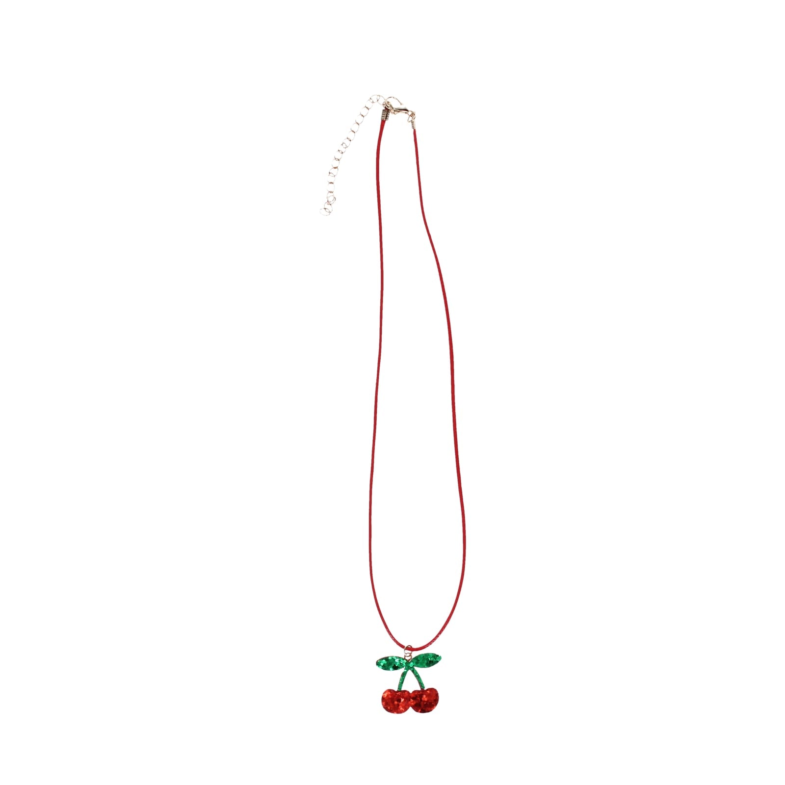 Glitter Necklace - Cherry