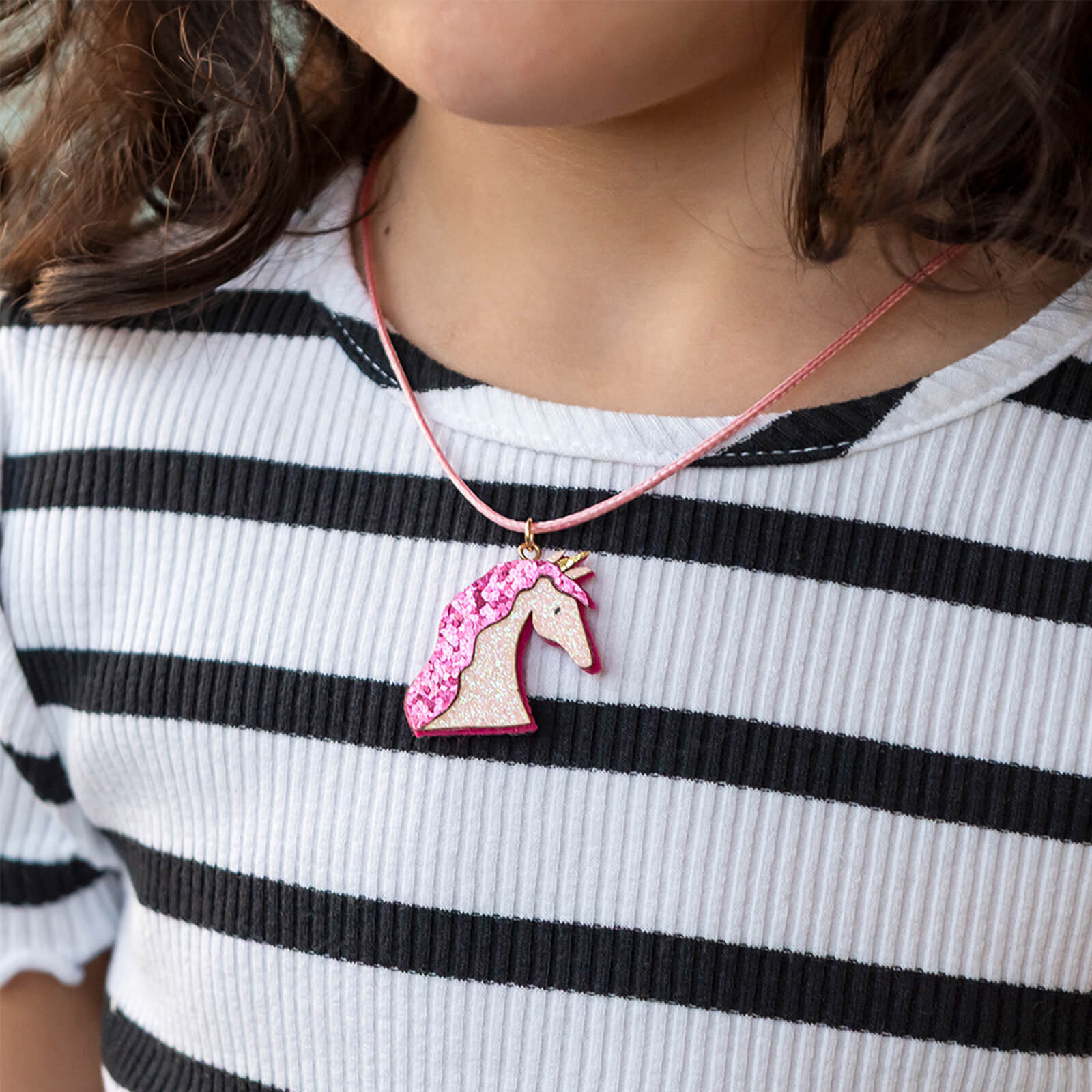 Glitter Necklace - Unicorn