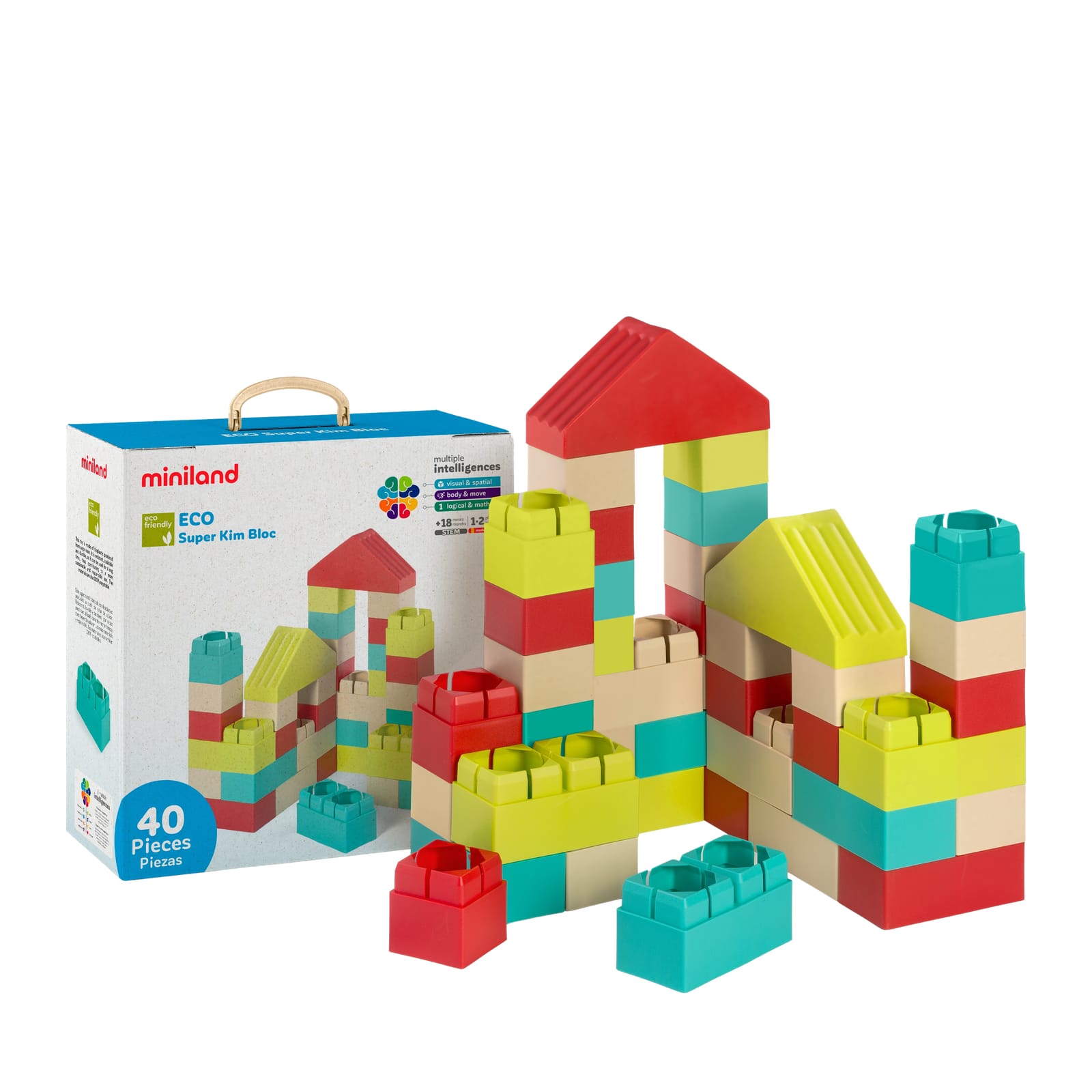 Eco Super Kim Blocs - 40 Pieces