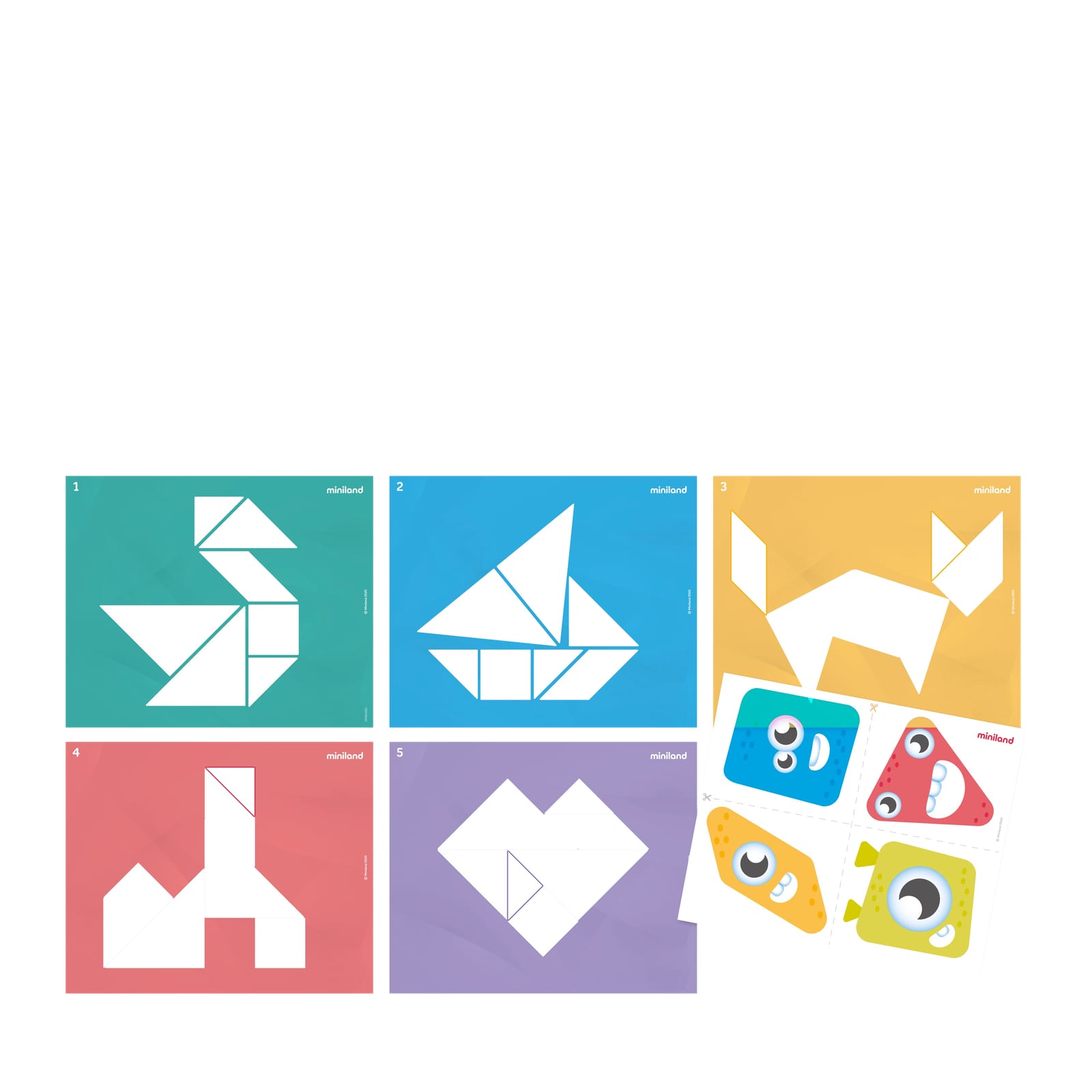 Learn Shapes - Translucent Tangram