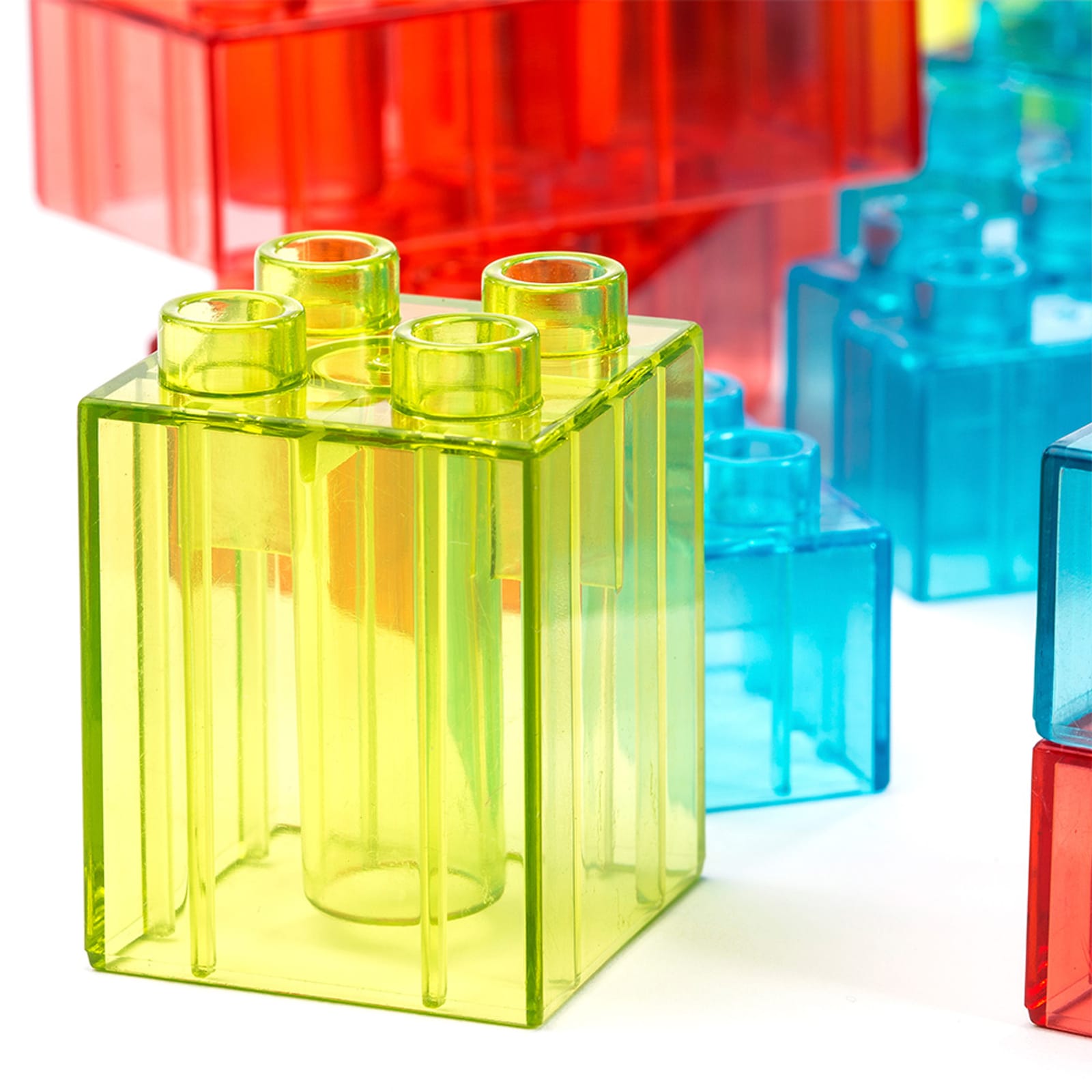 Translucent Building Blocks - 55 Pieces