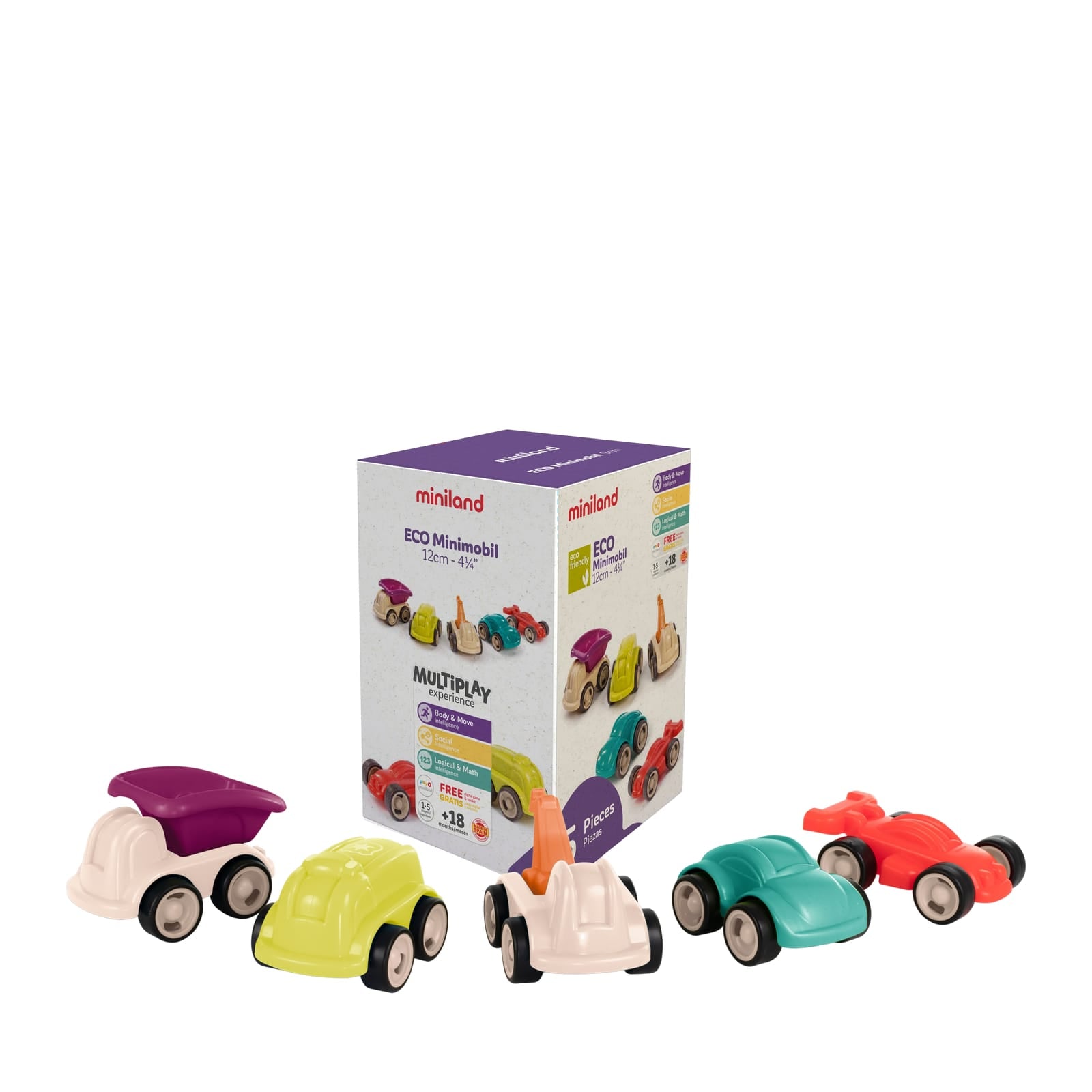 Minimobil Cars 12cm - 5 Pieces