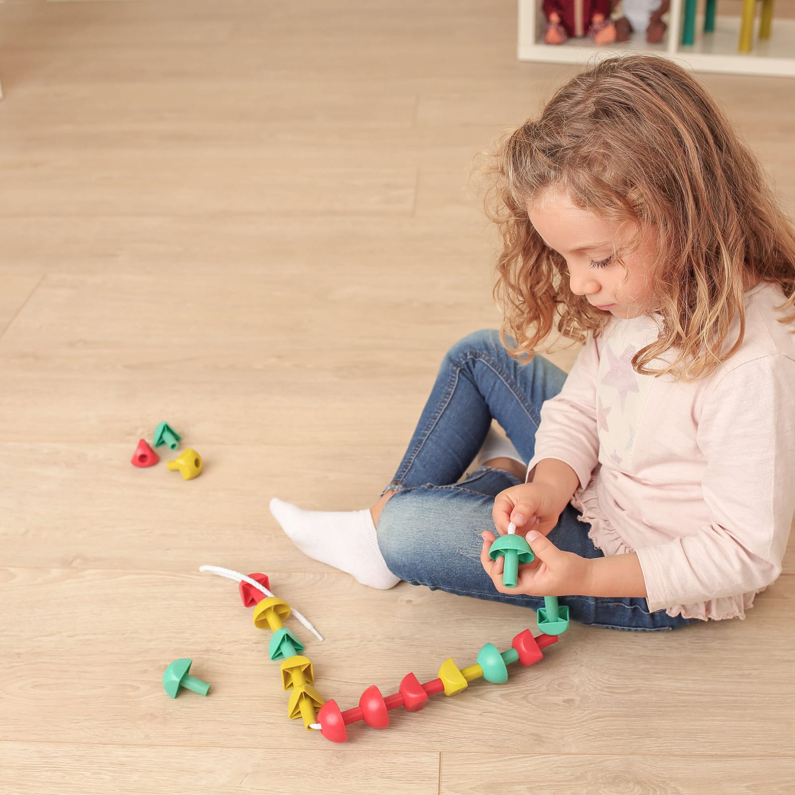 Eco Lacing Activity Pin Board