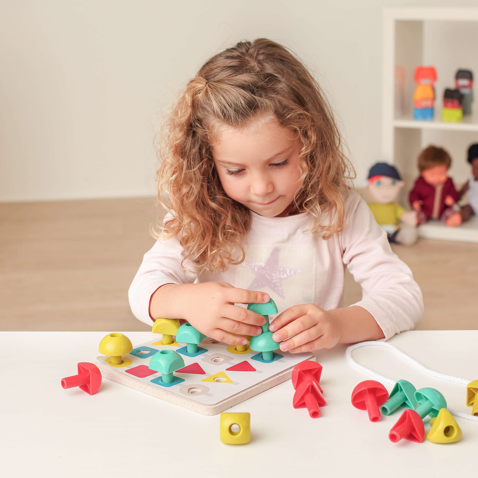 Eco Lacing Activity Pin Board